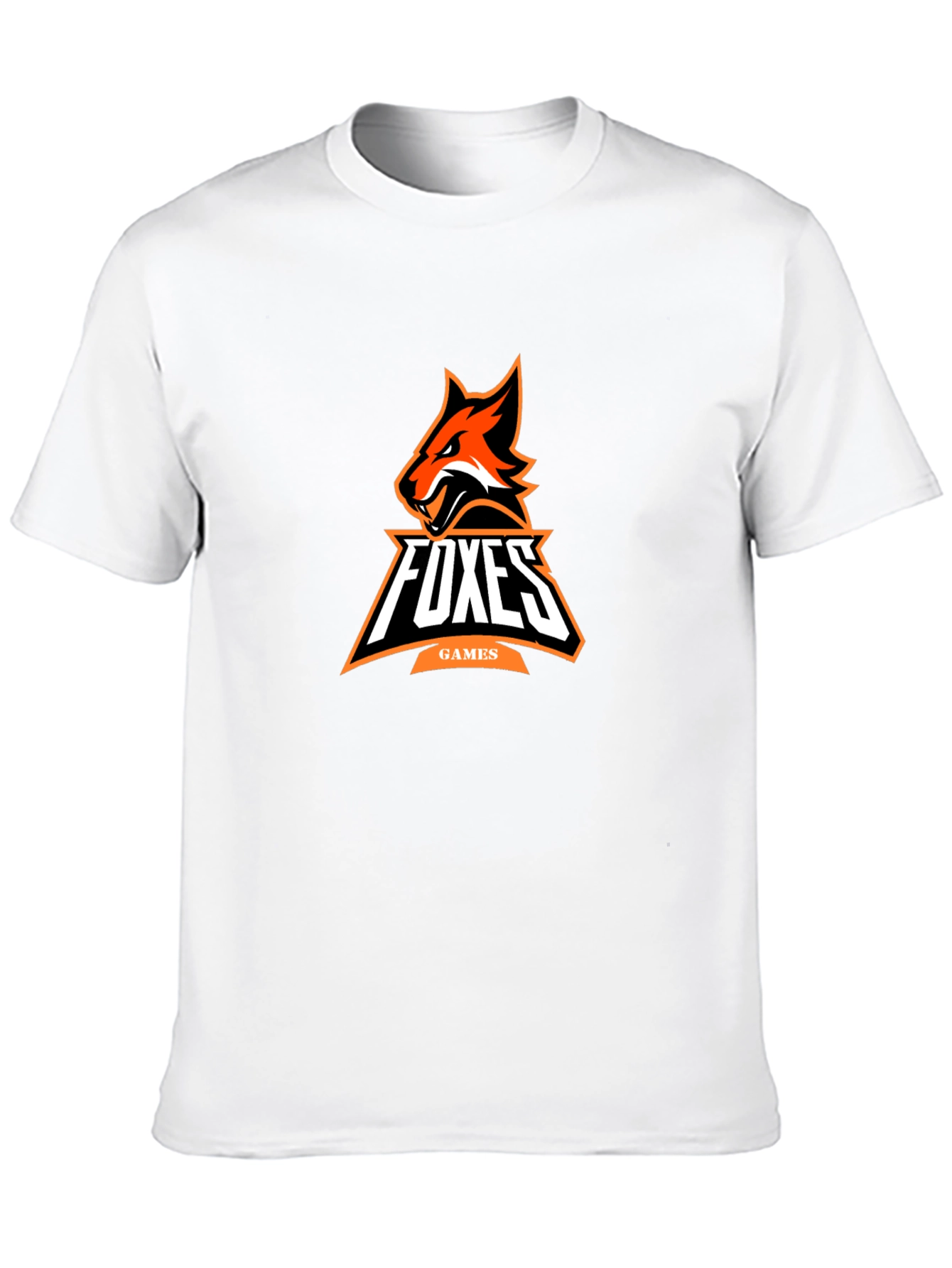 Foxes Games Black Graphic Tee