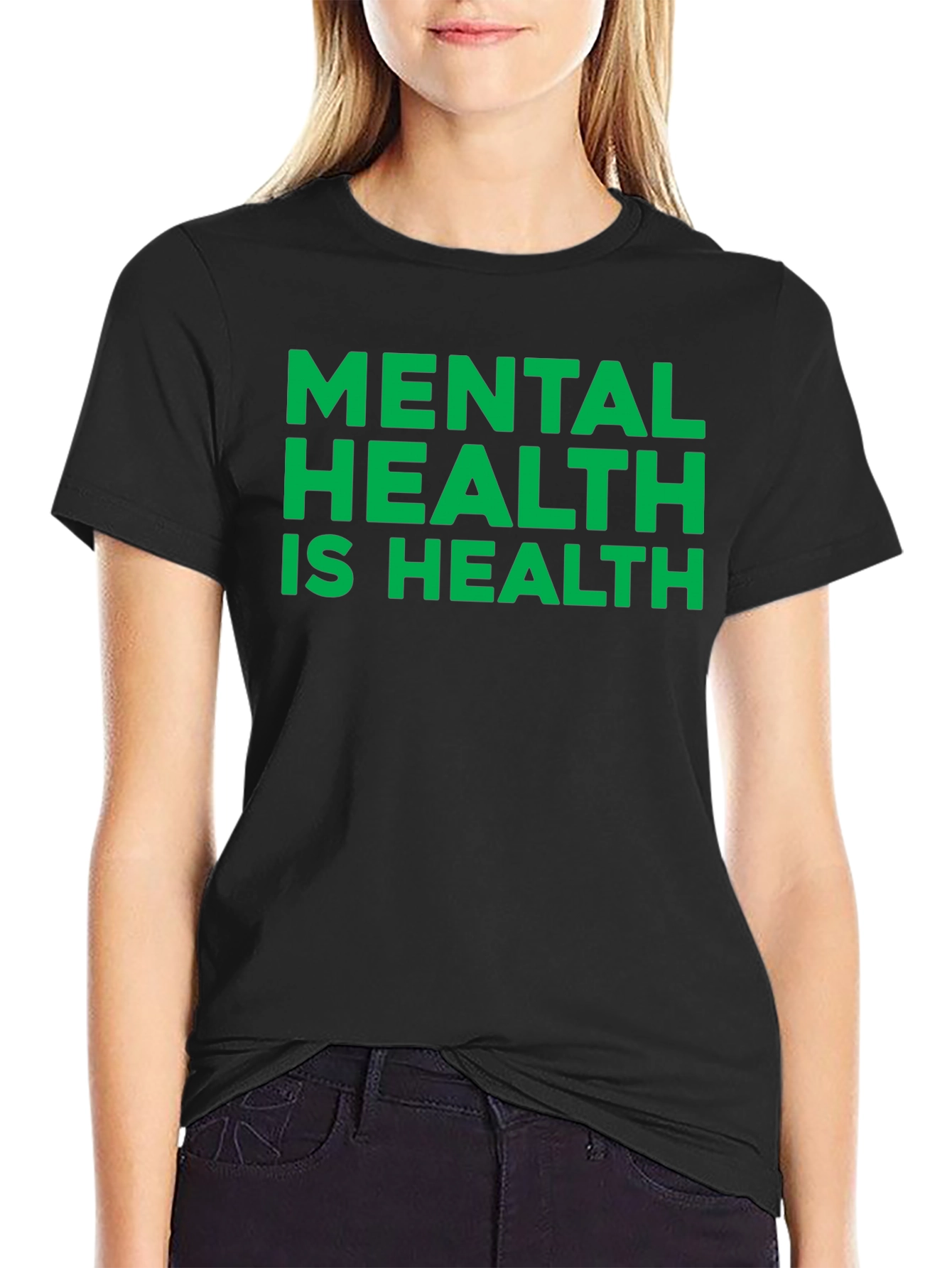 Mental Health is Health Graphic Tee - Black