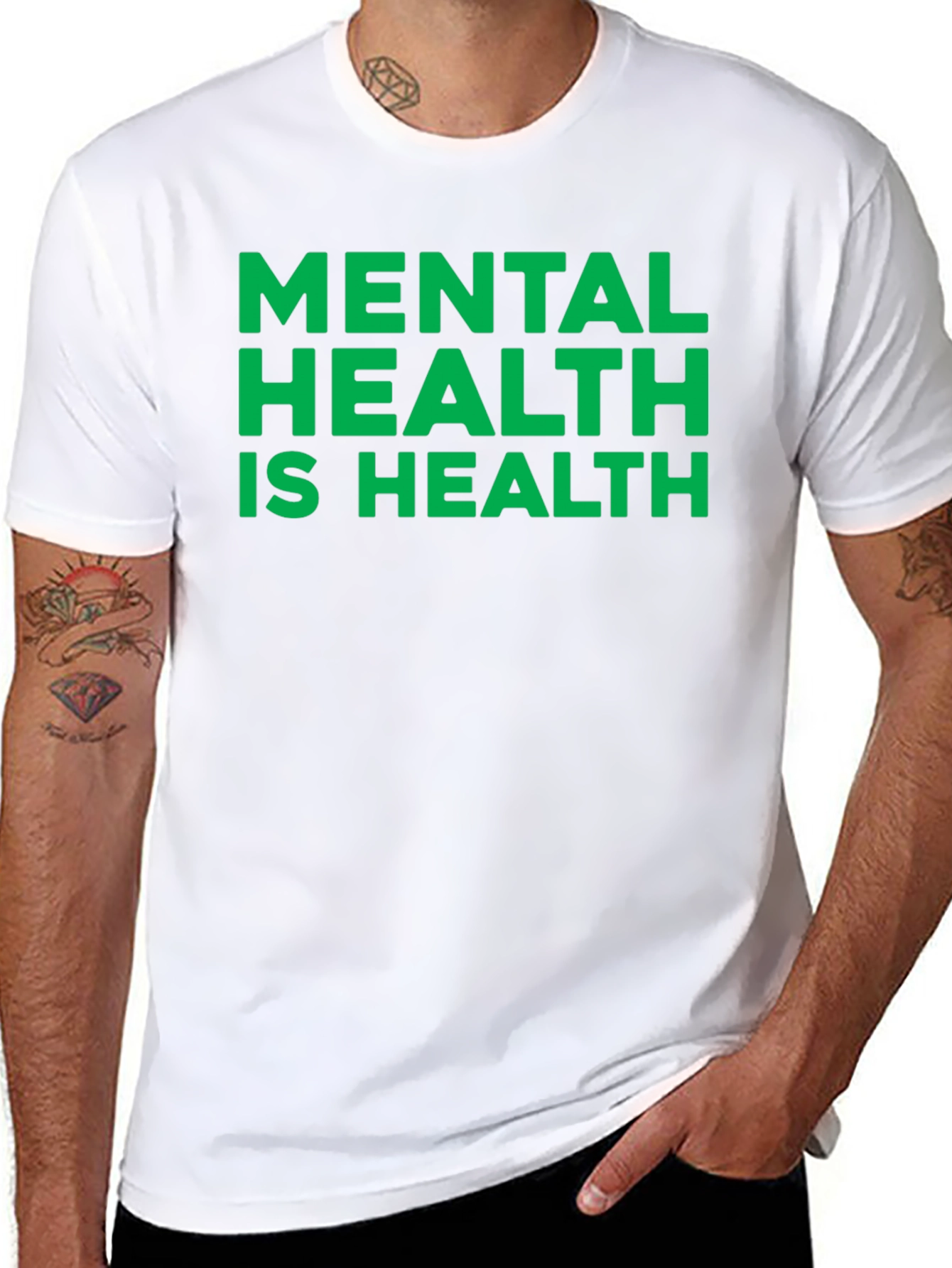 Mental Health is Health Graphic Tee - Black