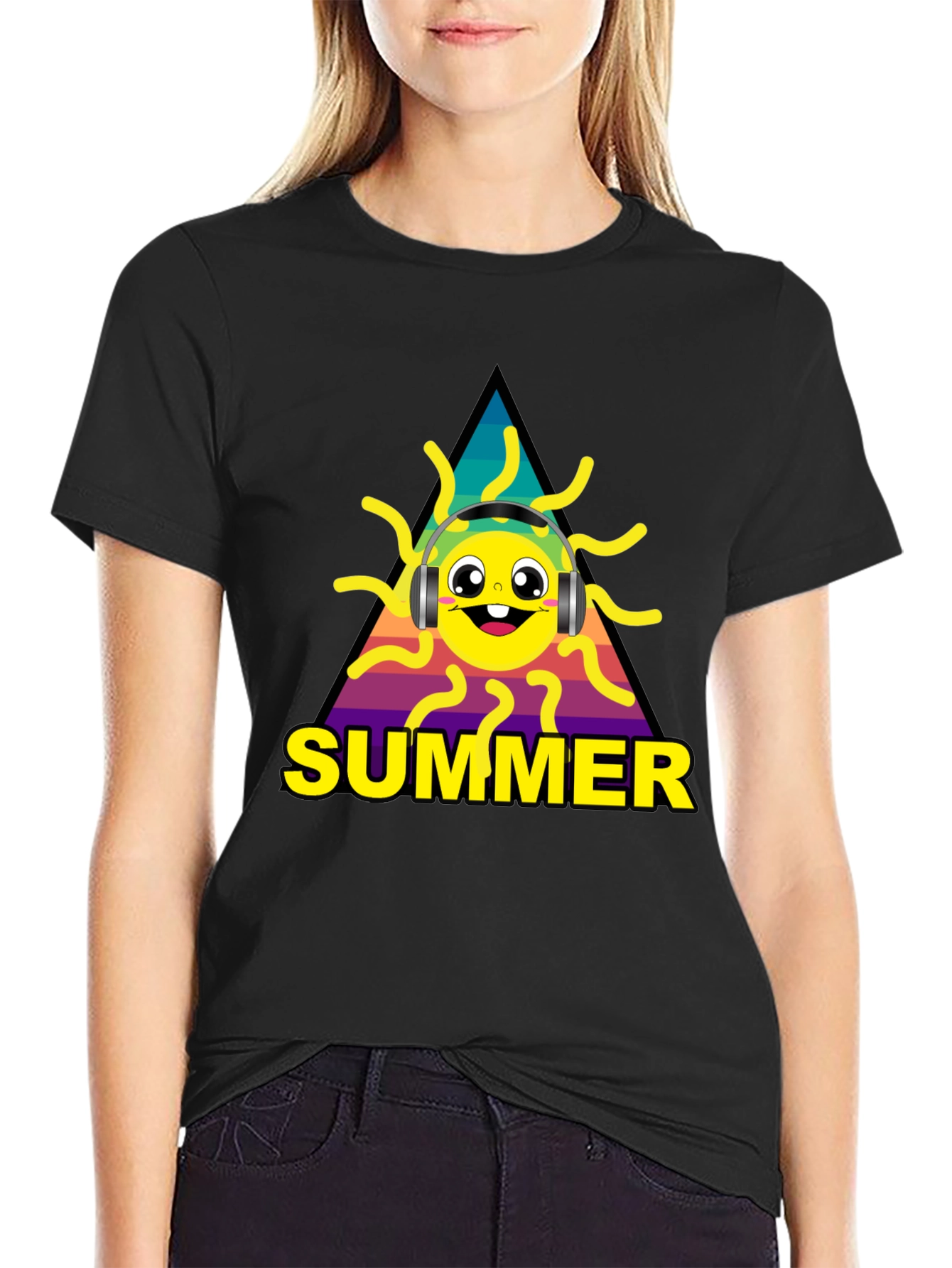 Summer Sun Graphic Tee - Music Lovers Style