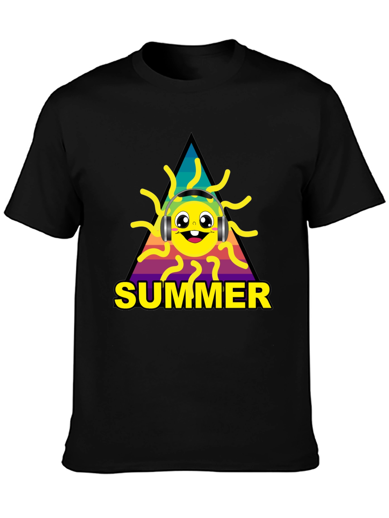 Summer Sun Graphic Tee - Music Lovers Style