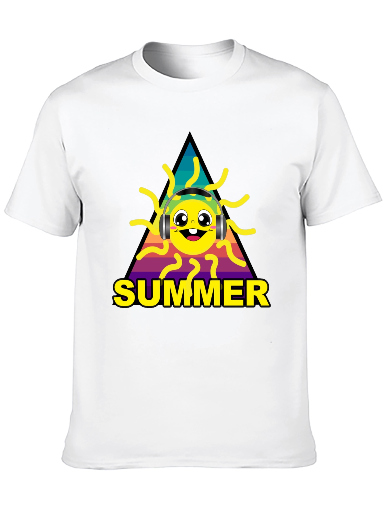 Summer Sun Graphic Tee - Music Lovers Style