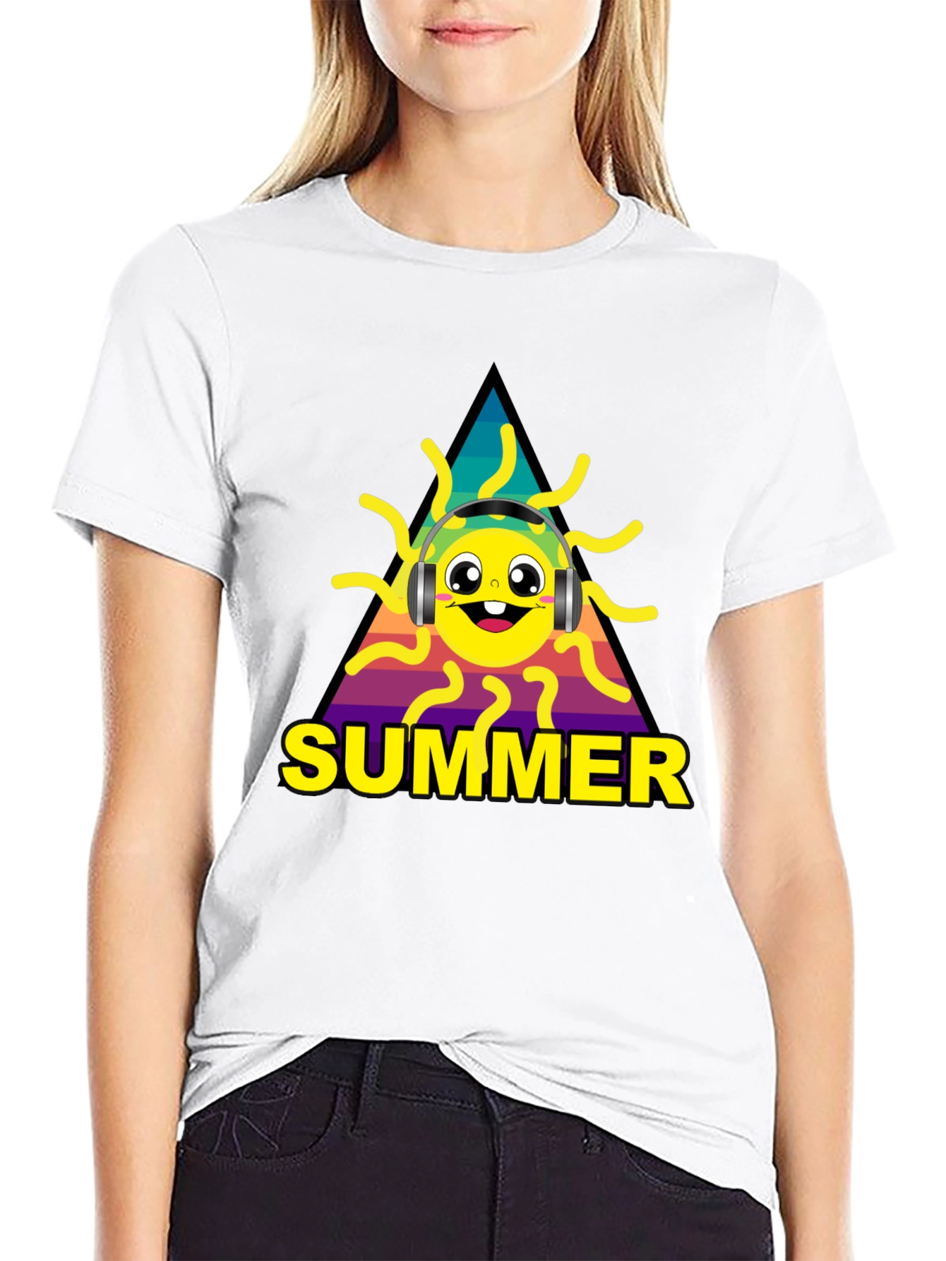 Summer Sun Graphic Tee - Music Lovers Style