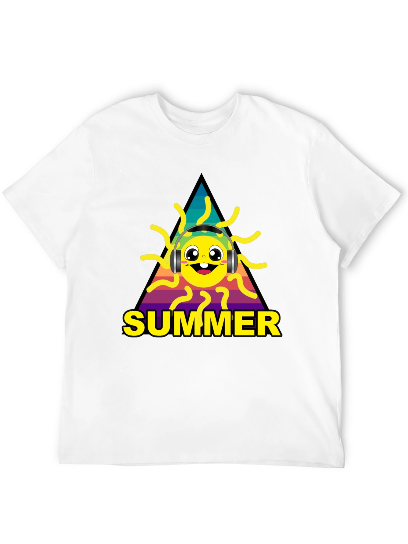 Summer Sun Graphic Tee - Music Lovers Style