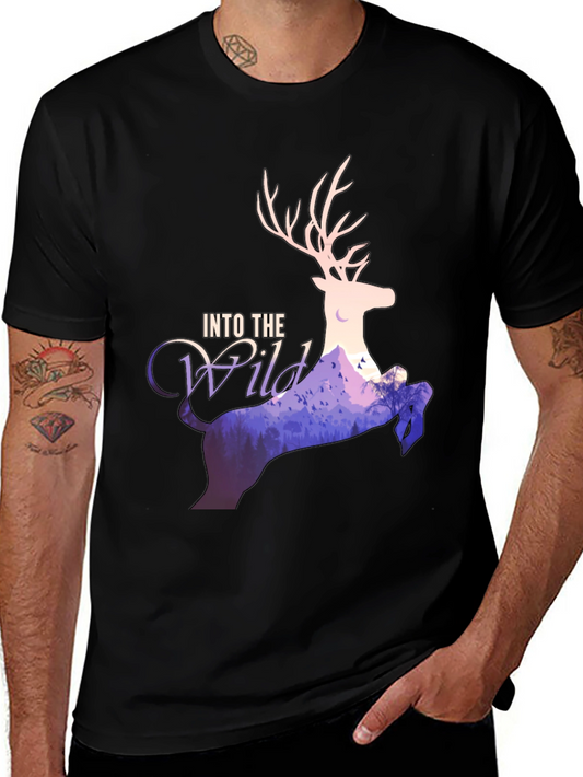 Into The Wild Deer Graphic T-Shirt
