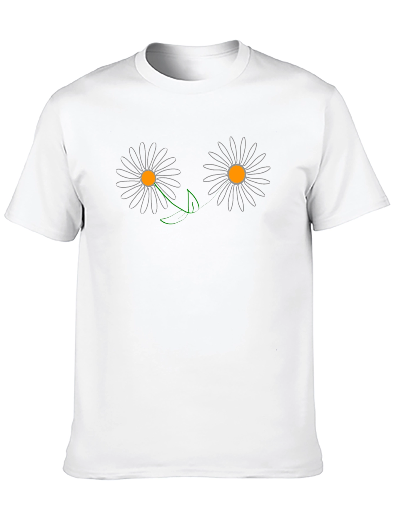 Daisy Face Graphic T-Shirt - Soft Cotton Blend