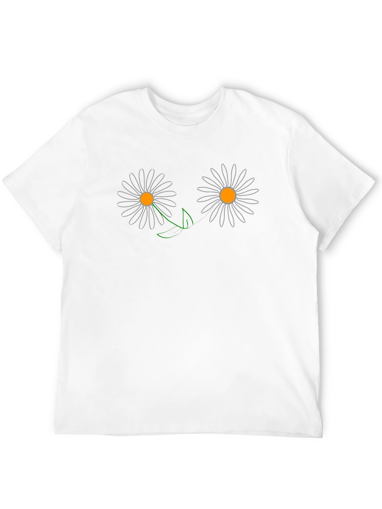 Daisy Face Graphic T-Shirt - Soft Cotton Blend