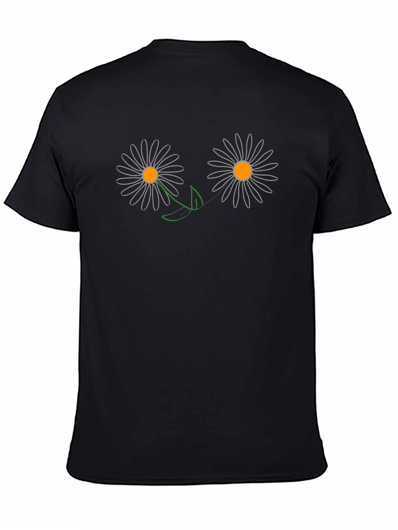 Daisy Face Graphic T-Shirt - Soft Cotton Blend