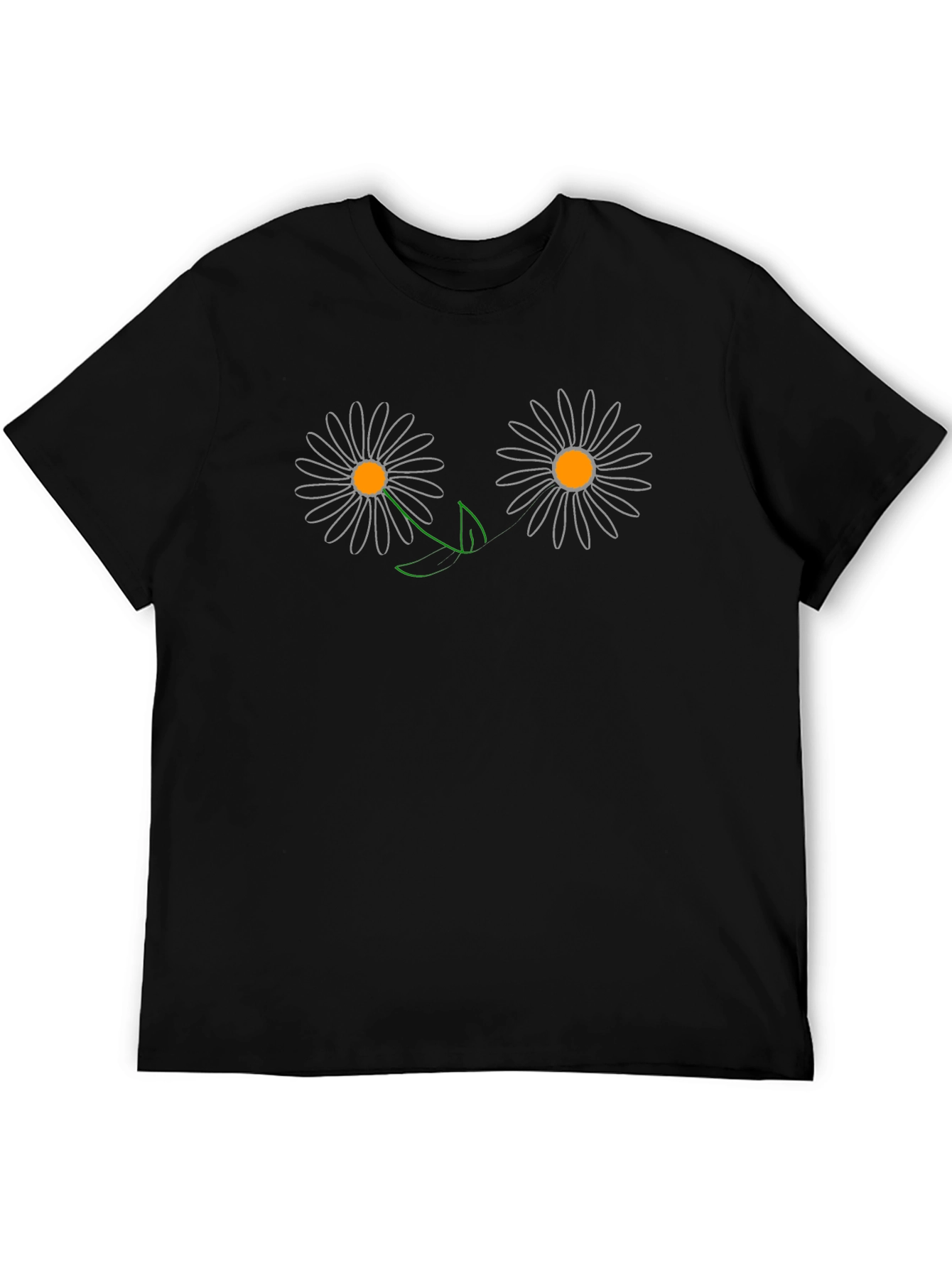Daisy Face Graphic T-Shirt - Soft Cotton Blend