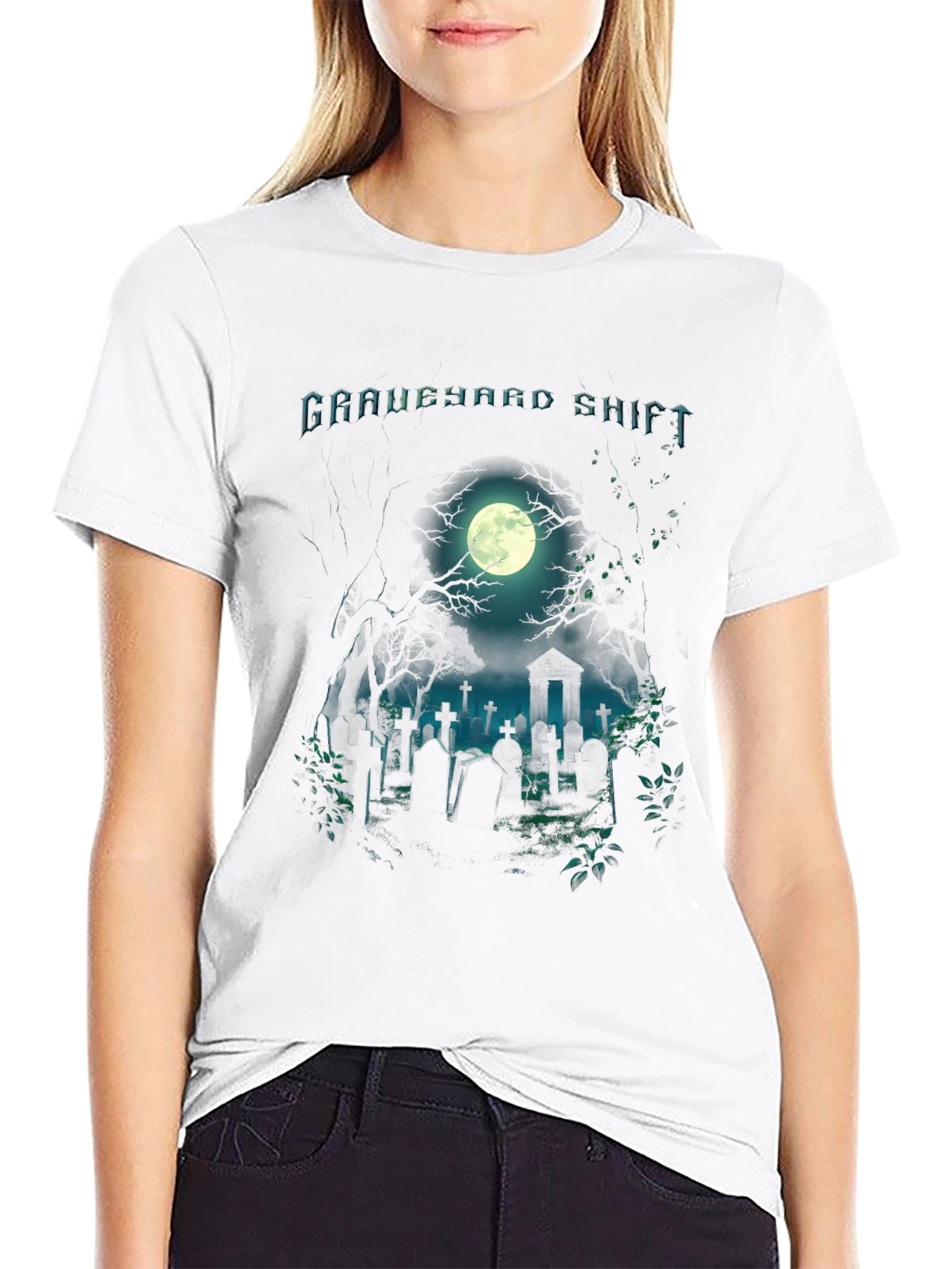 Graveyard Shift Graphic T-Shirt
