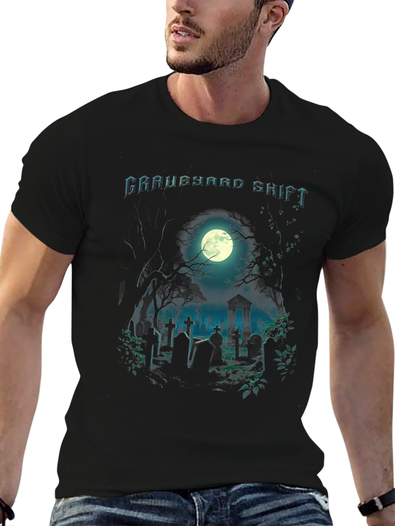 Graveyard Shift Graphic T-Shirt