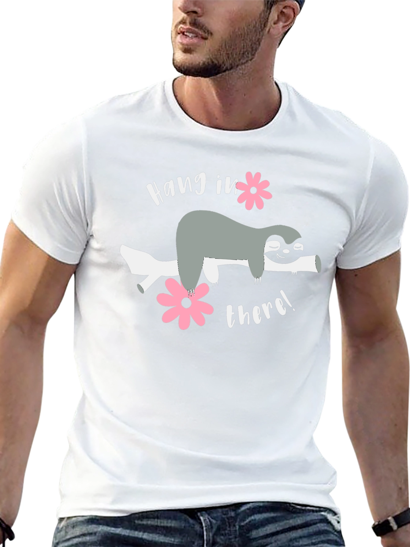 Hang In There Sloth Graphic Tee