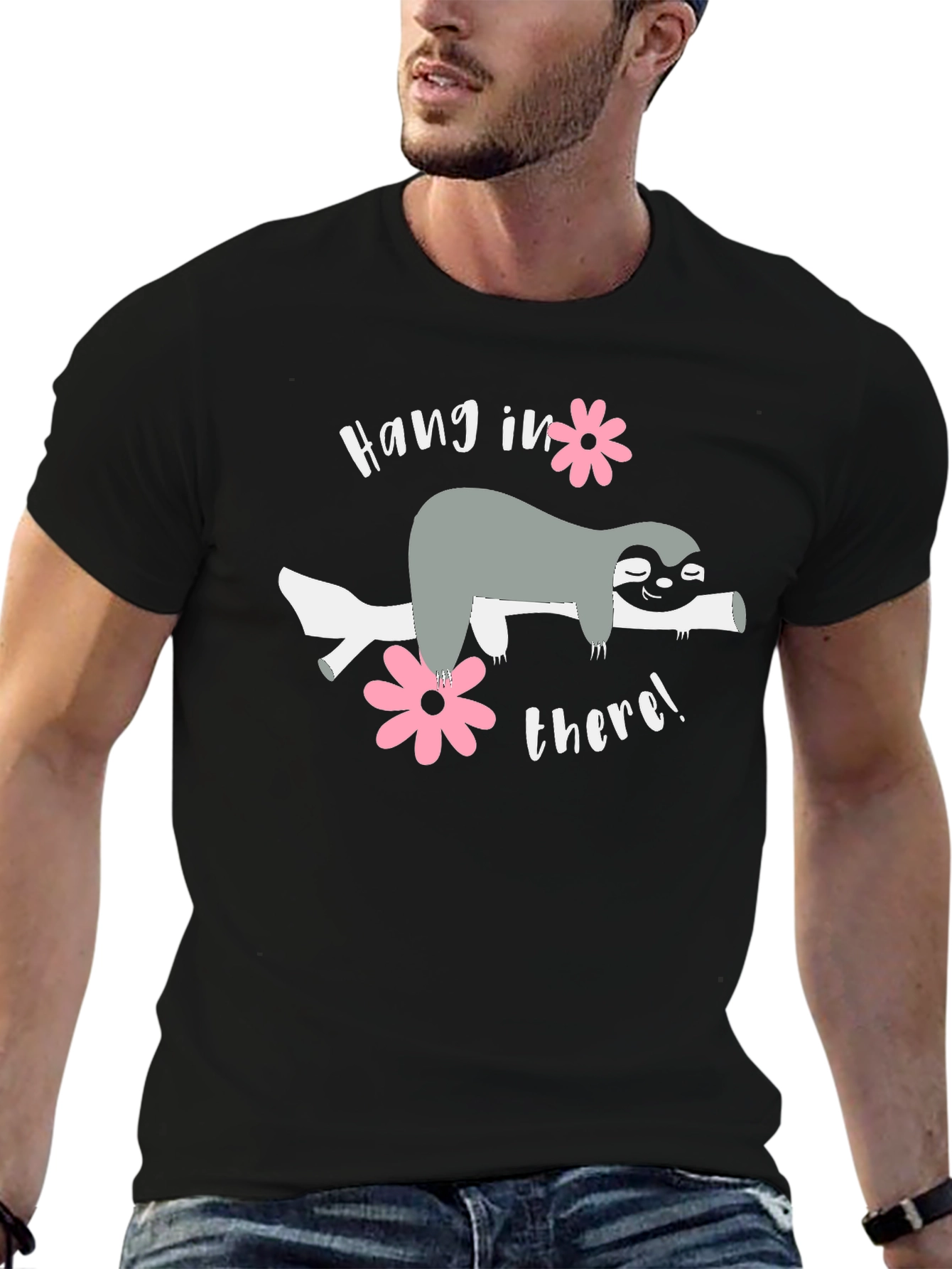 Hang In There Sloth Graphic Tee