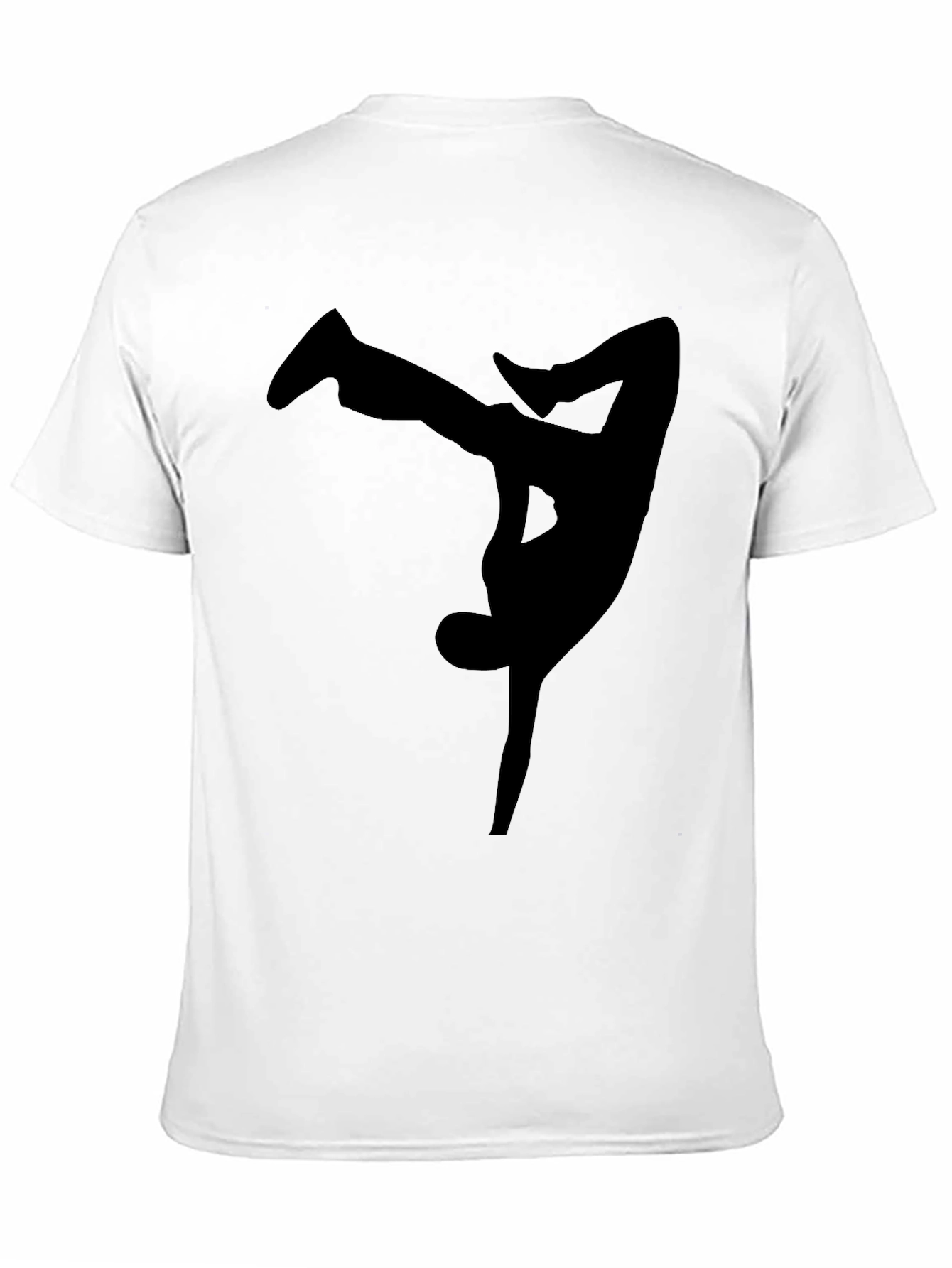 Black Breakdancer Graphic Tee - Cool Style