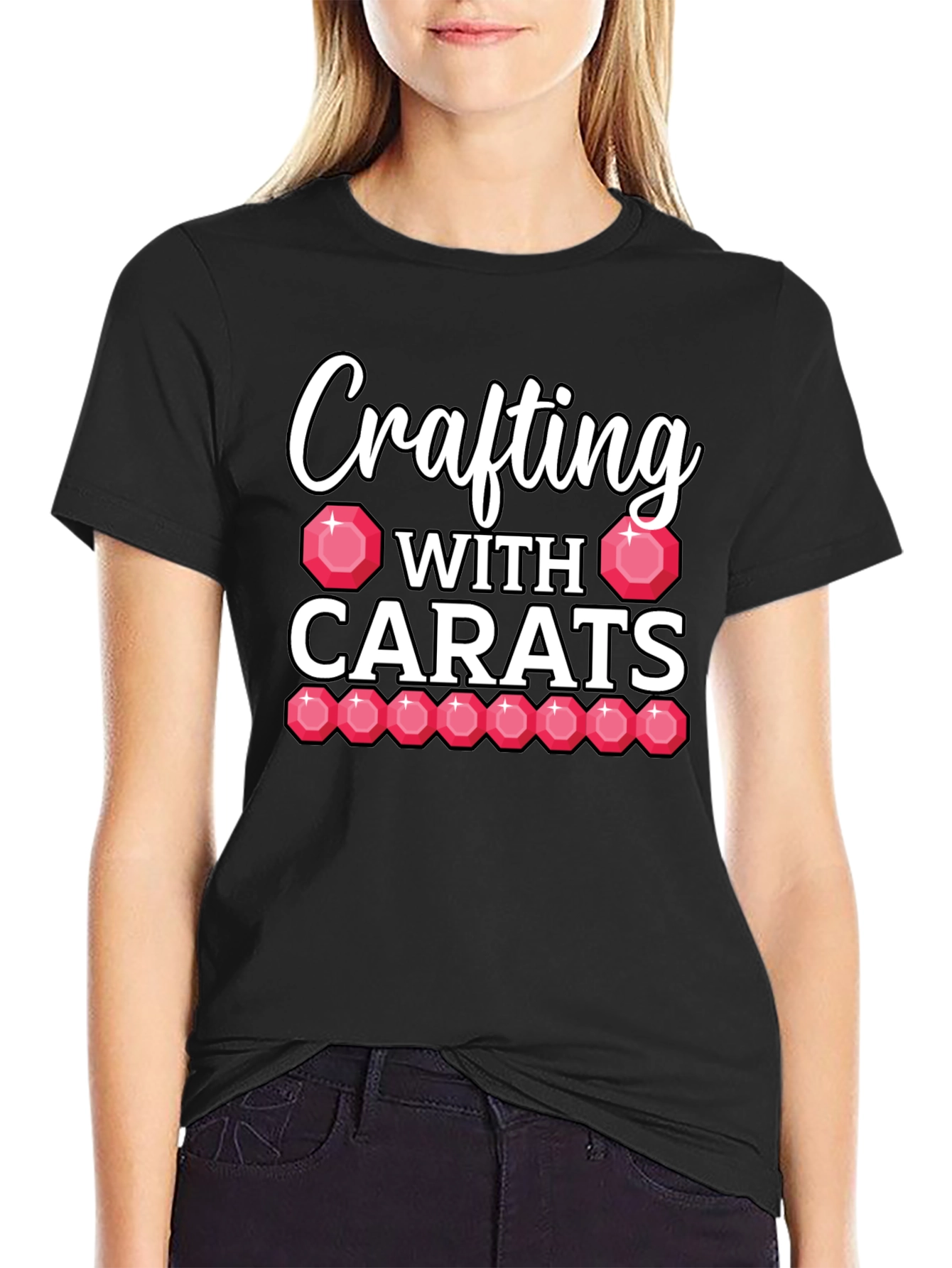 Crafting with Carats Graphic Tee