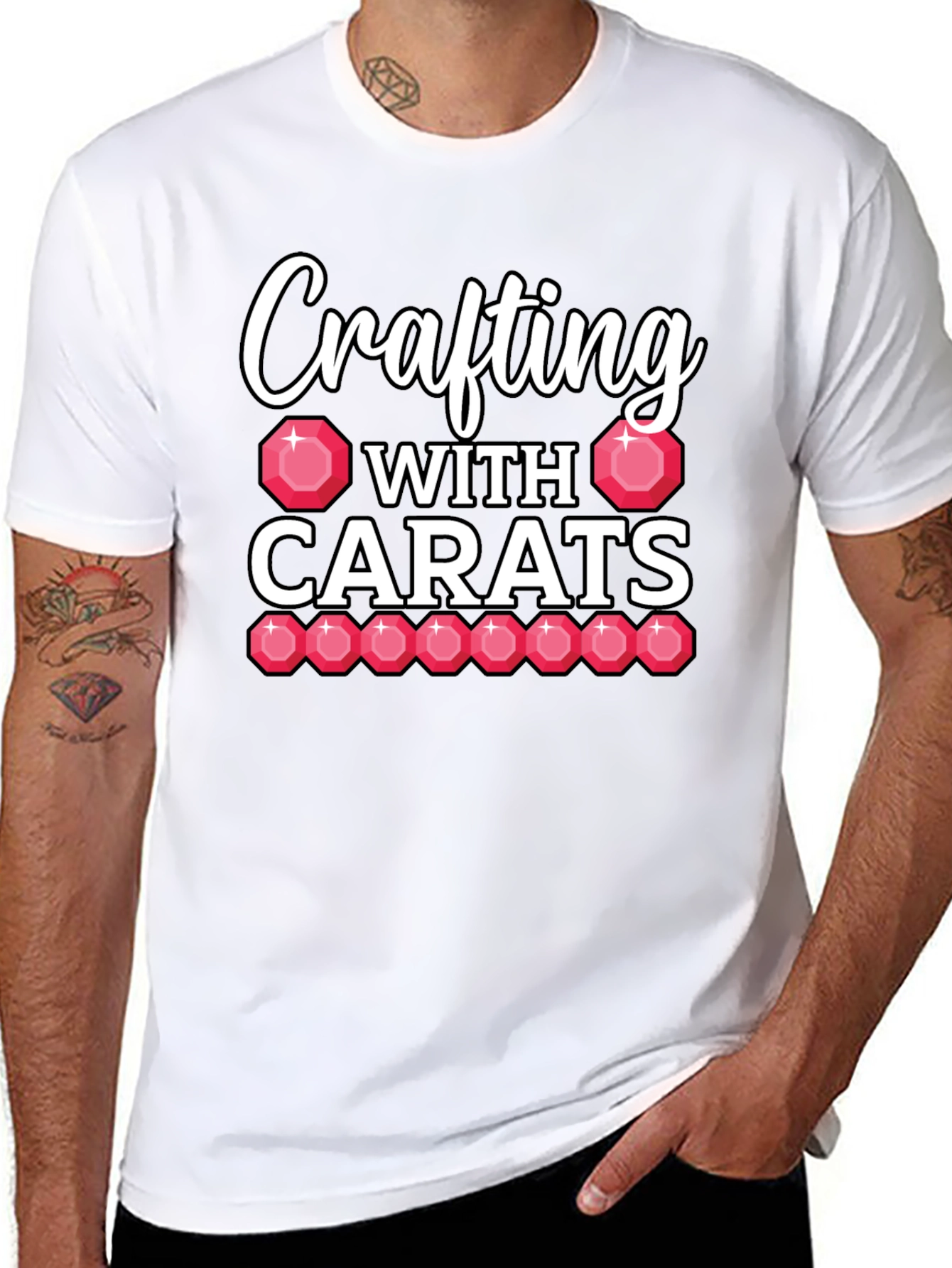 Crafting with Carats Graphic Tee