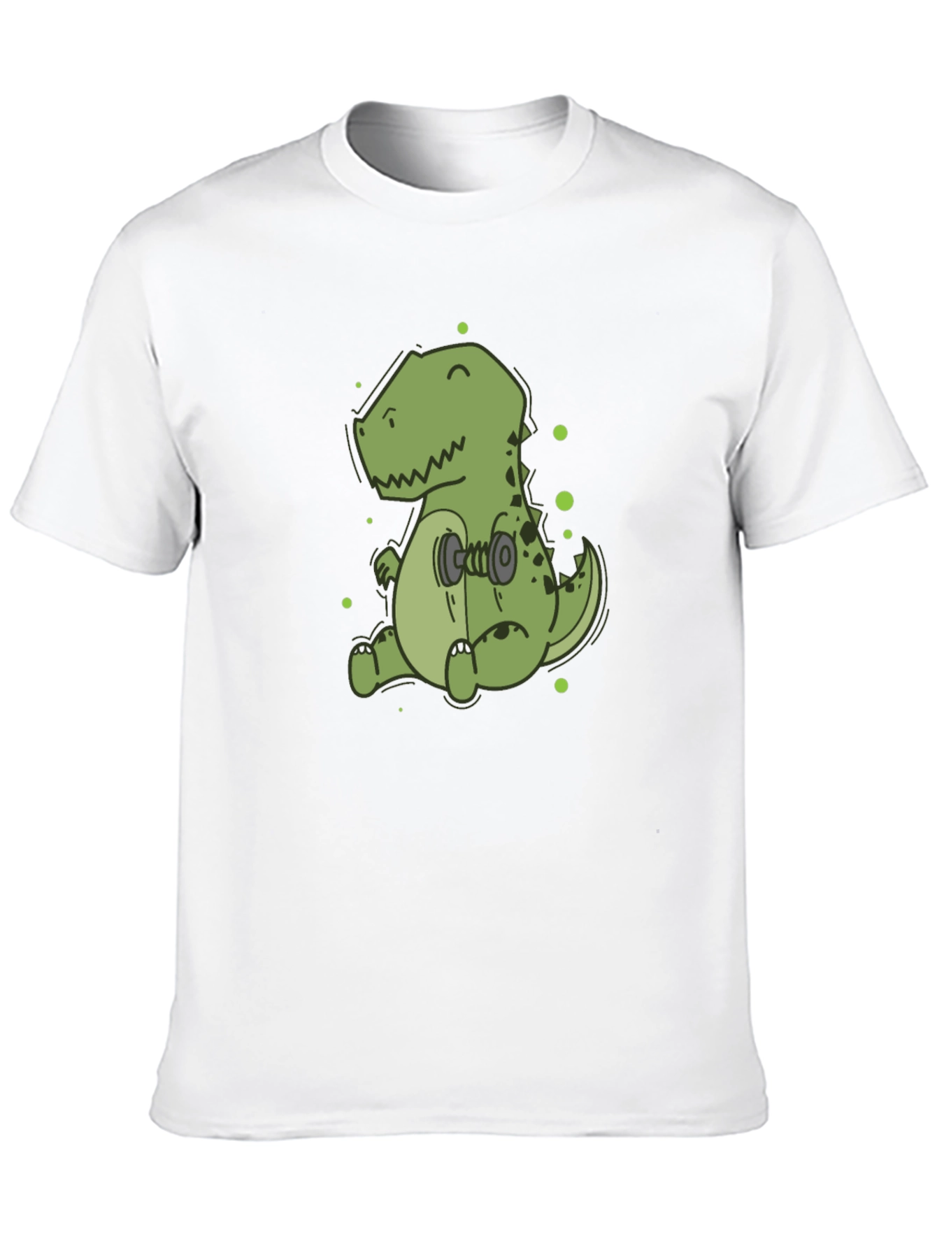Dino Lifting Weights T-Shirt