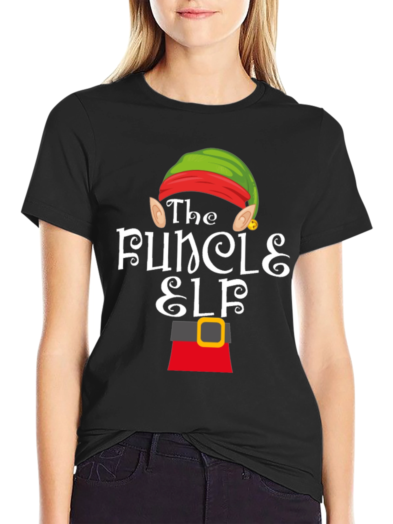 The Funcle Elf Christmas T-Shirt