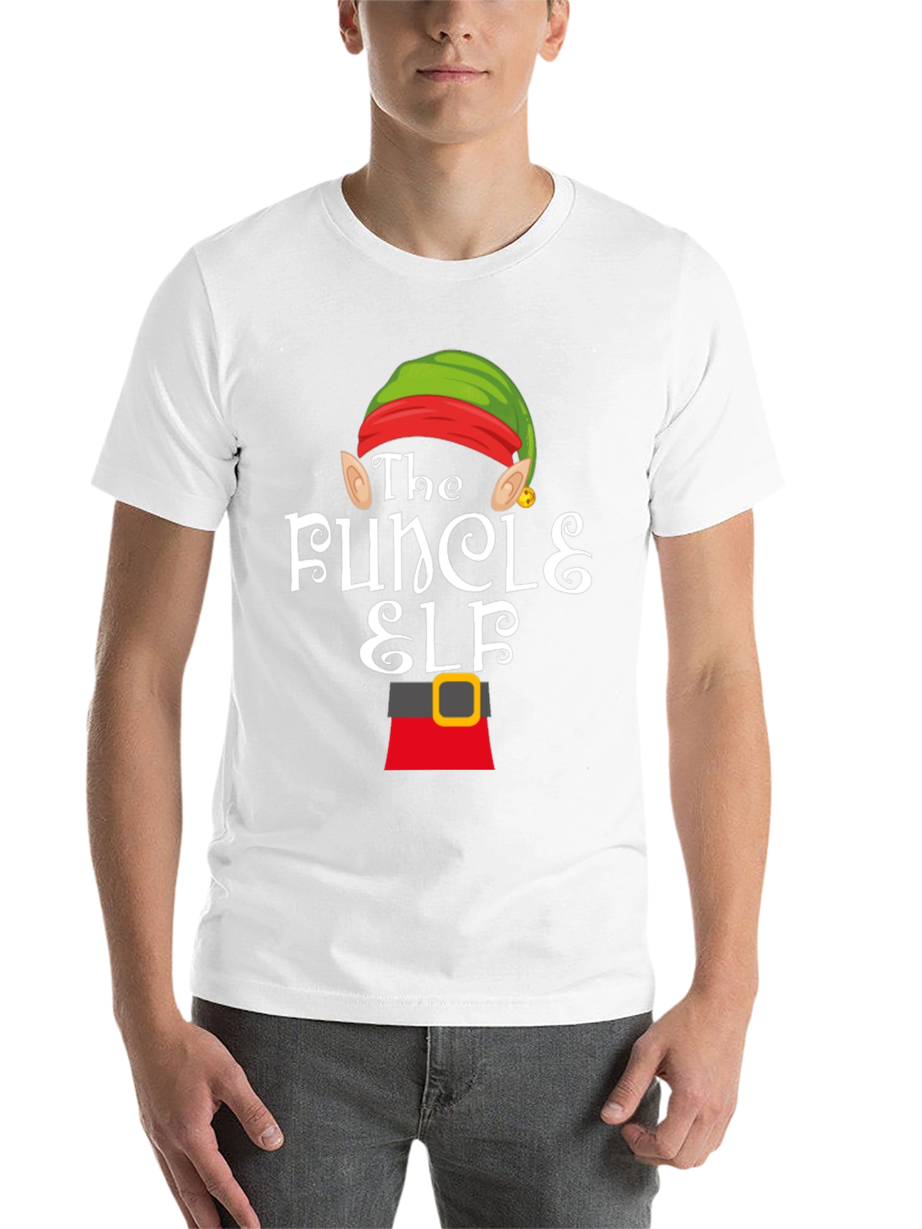 The Funcle Elf Christmas T-Shirt