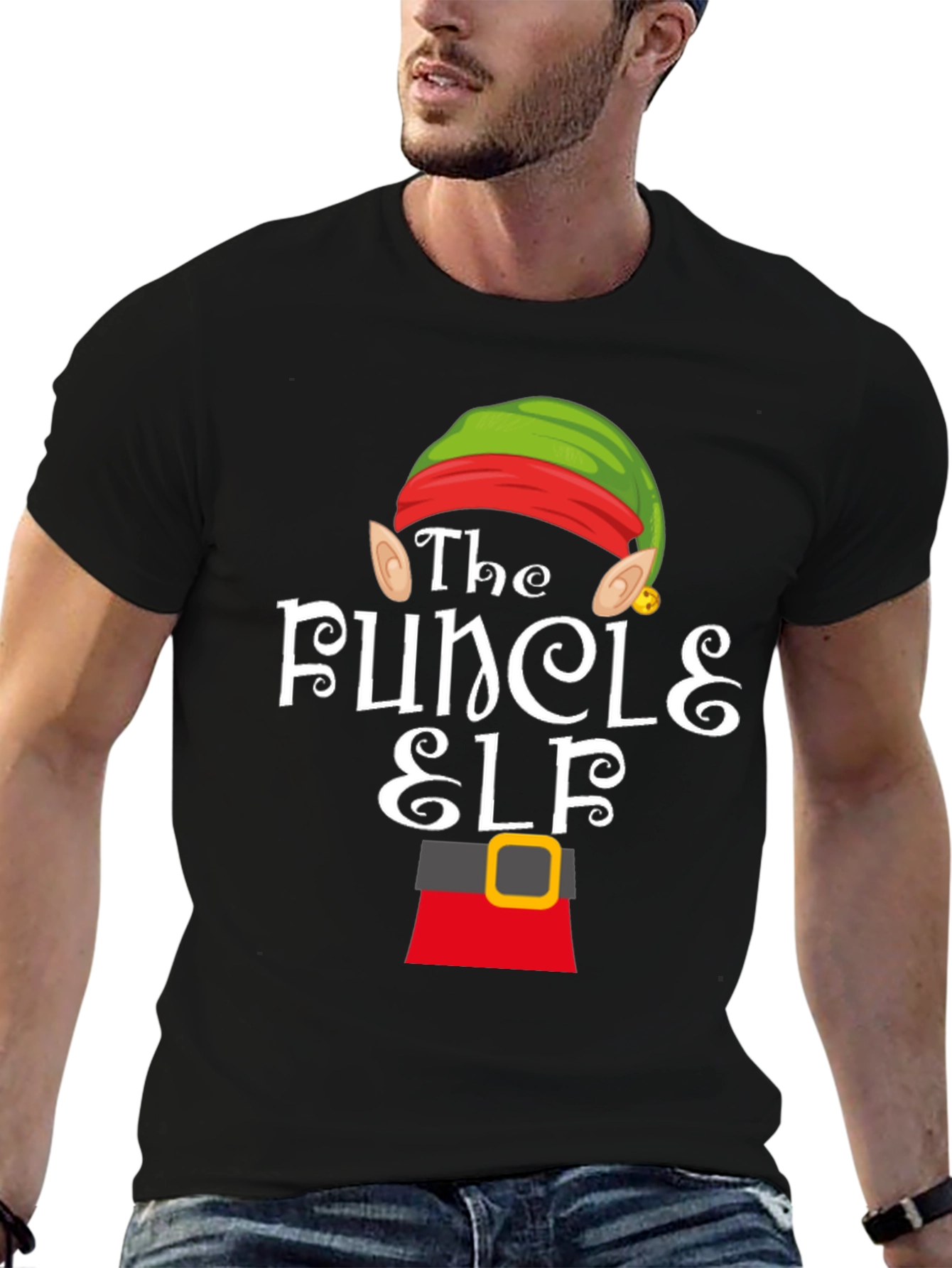 The Funcle Elf Christmas T-Shirt
