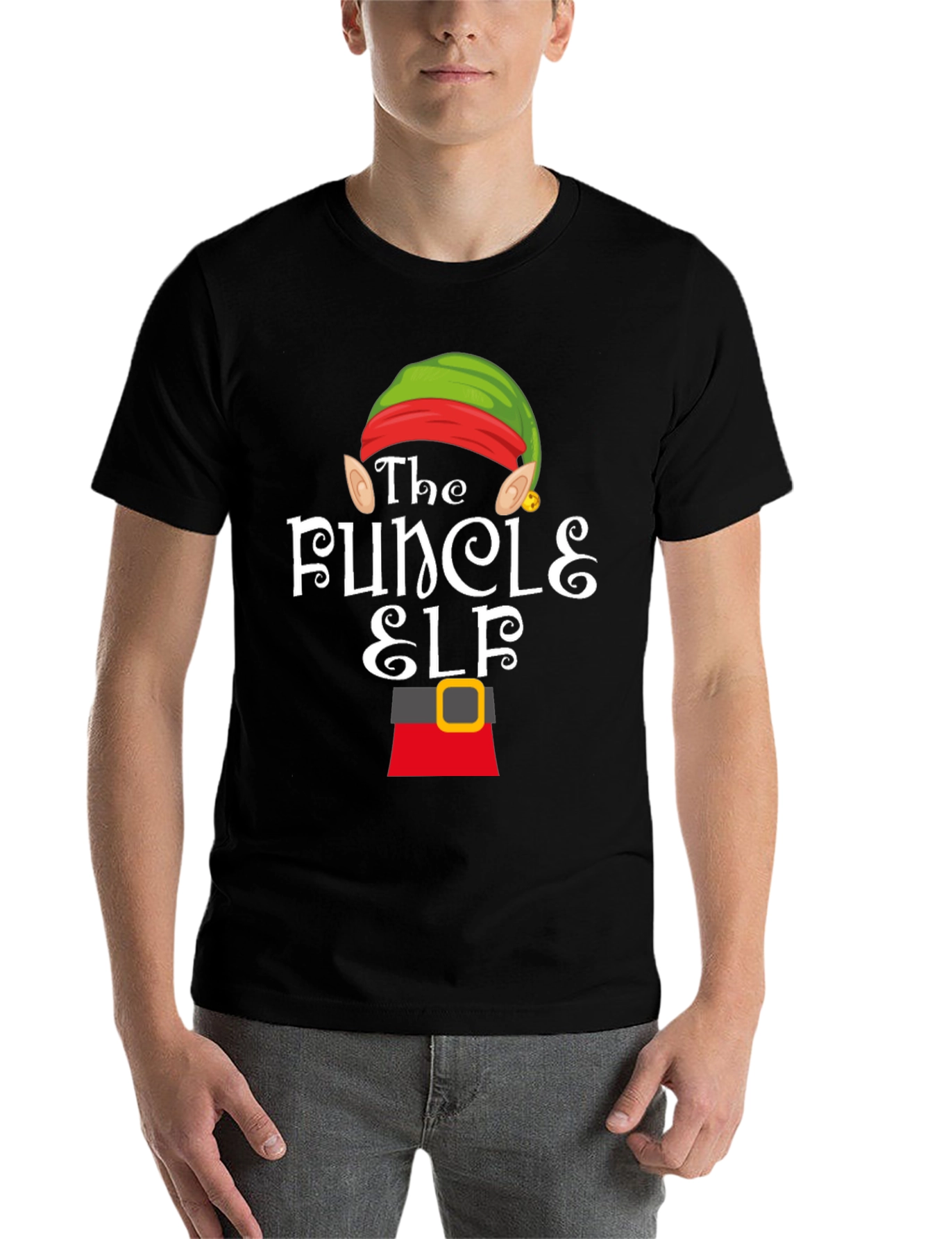 The Funcle Elf Christmas T-Shirt