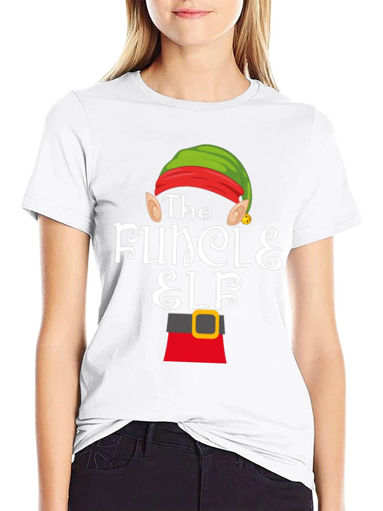 The Funcle Elf Christmas T-Shirt