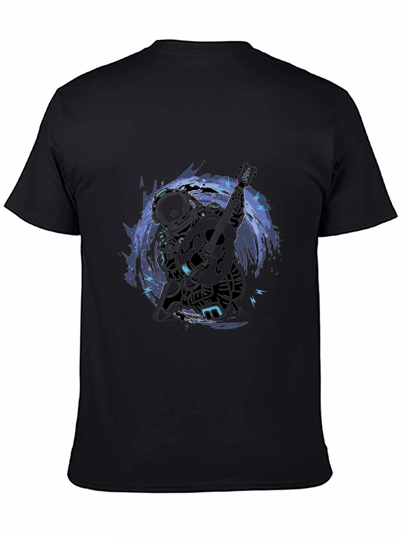Astronaut Guitar T-Shirt - Space Musician Tee