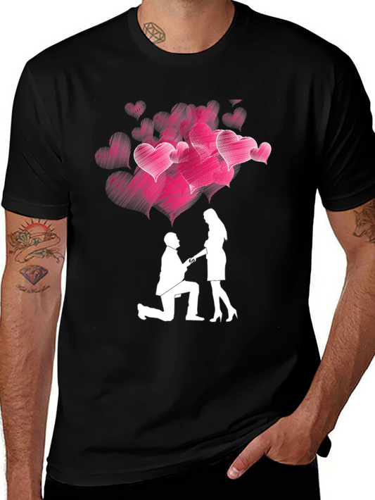 Romantic Proposal Heart T-Shirt