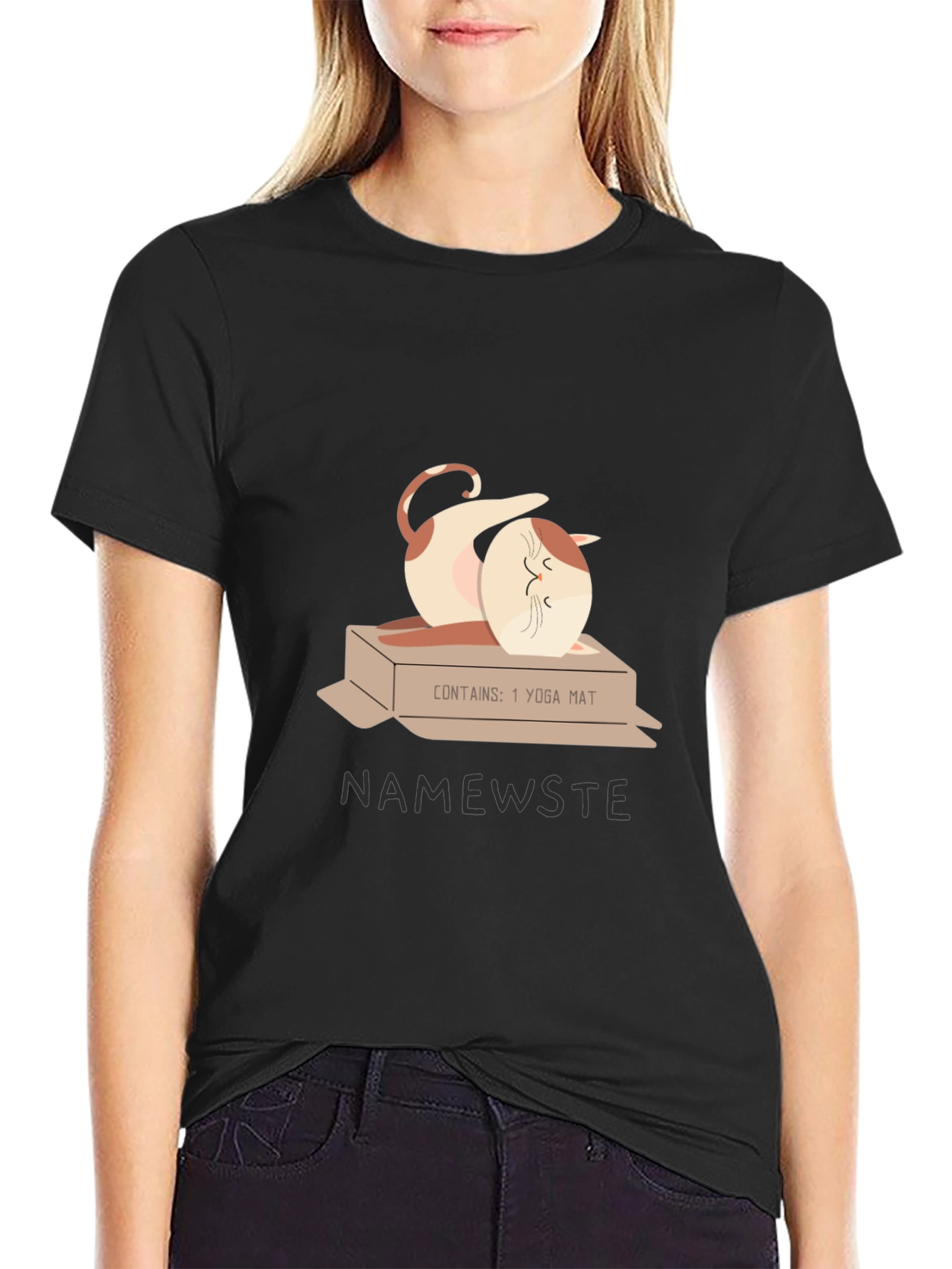 Nameweste Yoga Cat T-Shirt