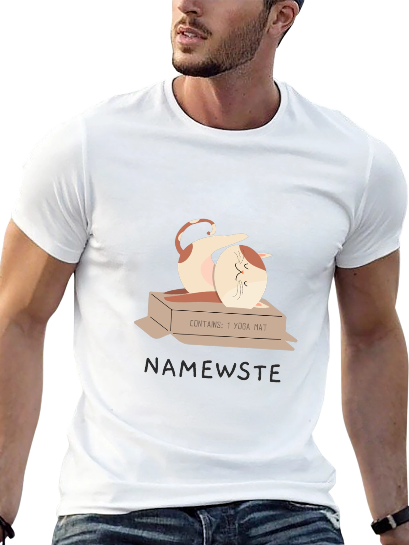 Nameweste Yoga Cat T-Shirt