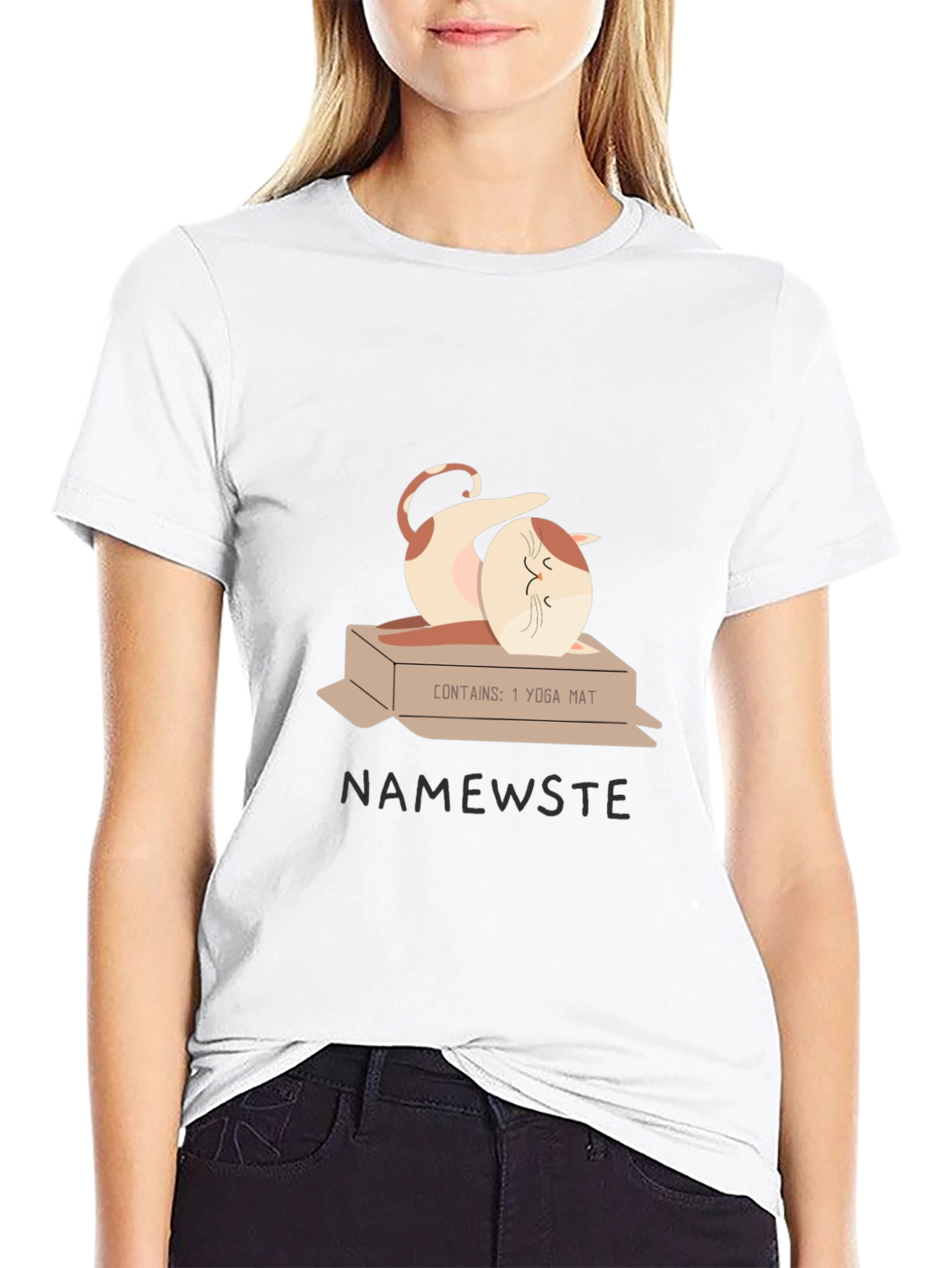 Nameweste Yoga Cat T-Shirt