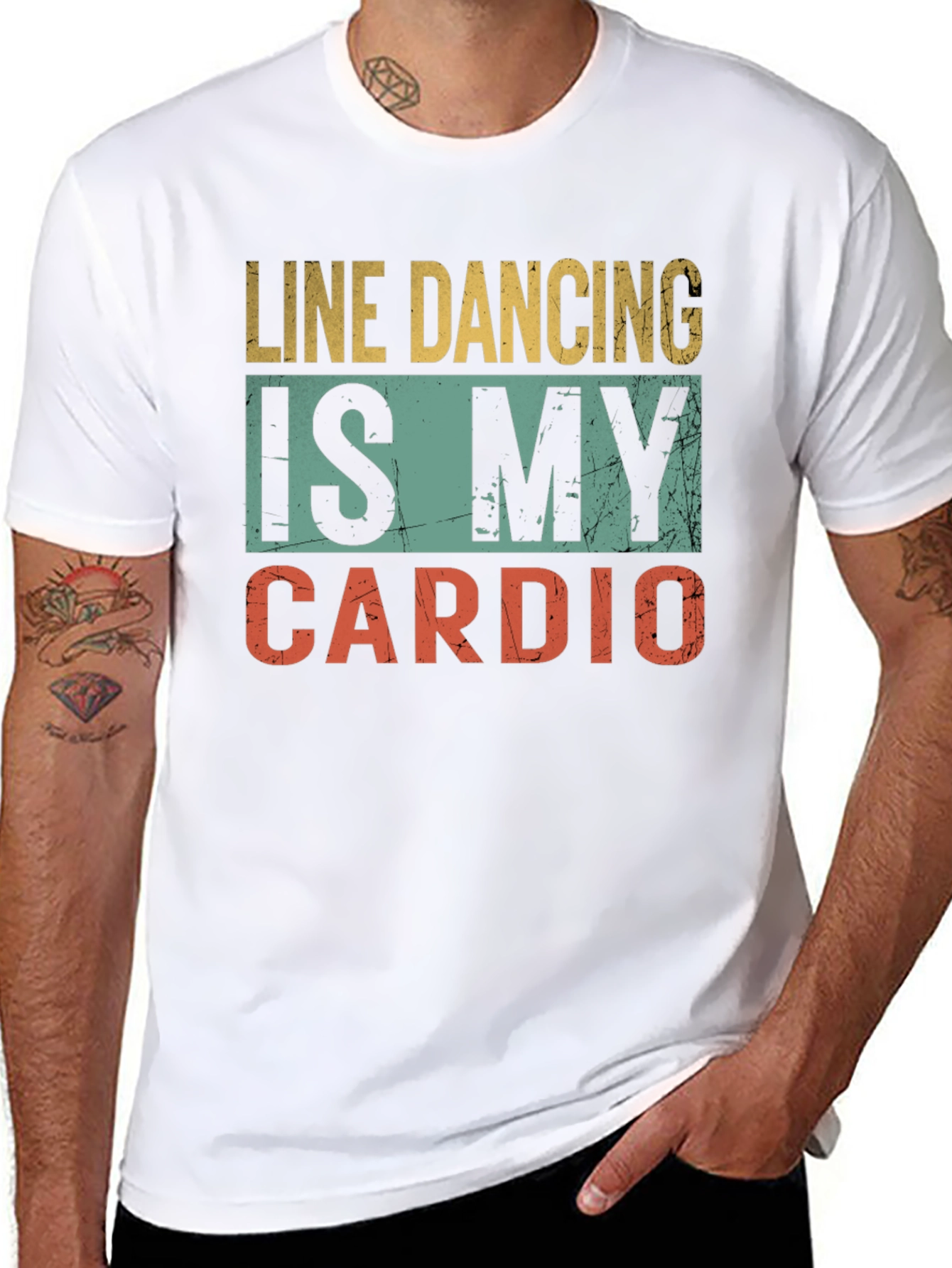 Line Dancing Cardio T-Shirt Funny Dance Tee