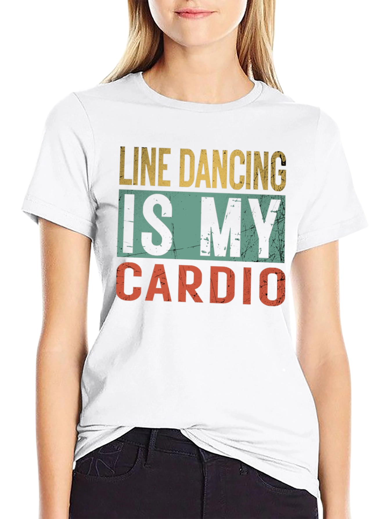 Line Dancing Cardio T-Shirt Funny Dance Tee