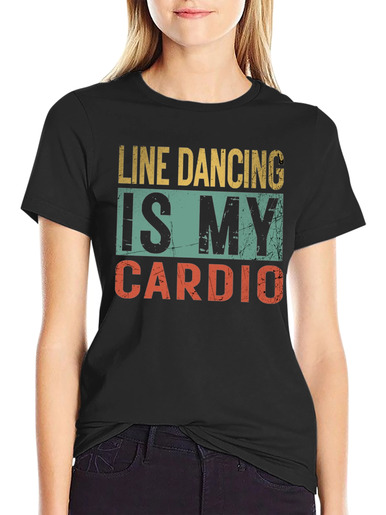 Line Dancing Cardio T-Shirt Funny Dance Tee