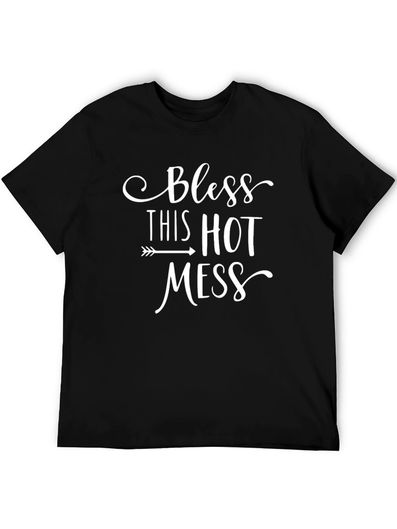Bless This Hot Mess Graphic Tee - Unisex