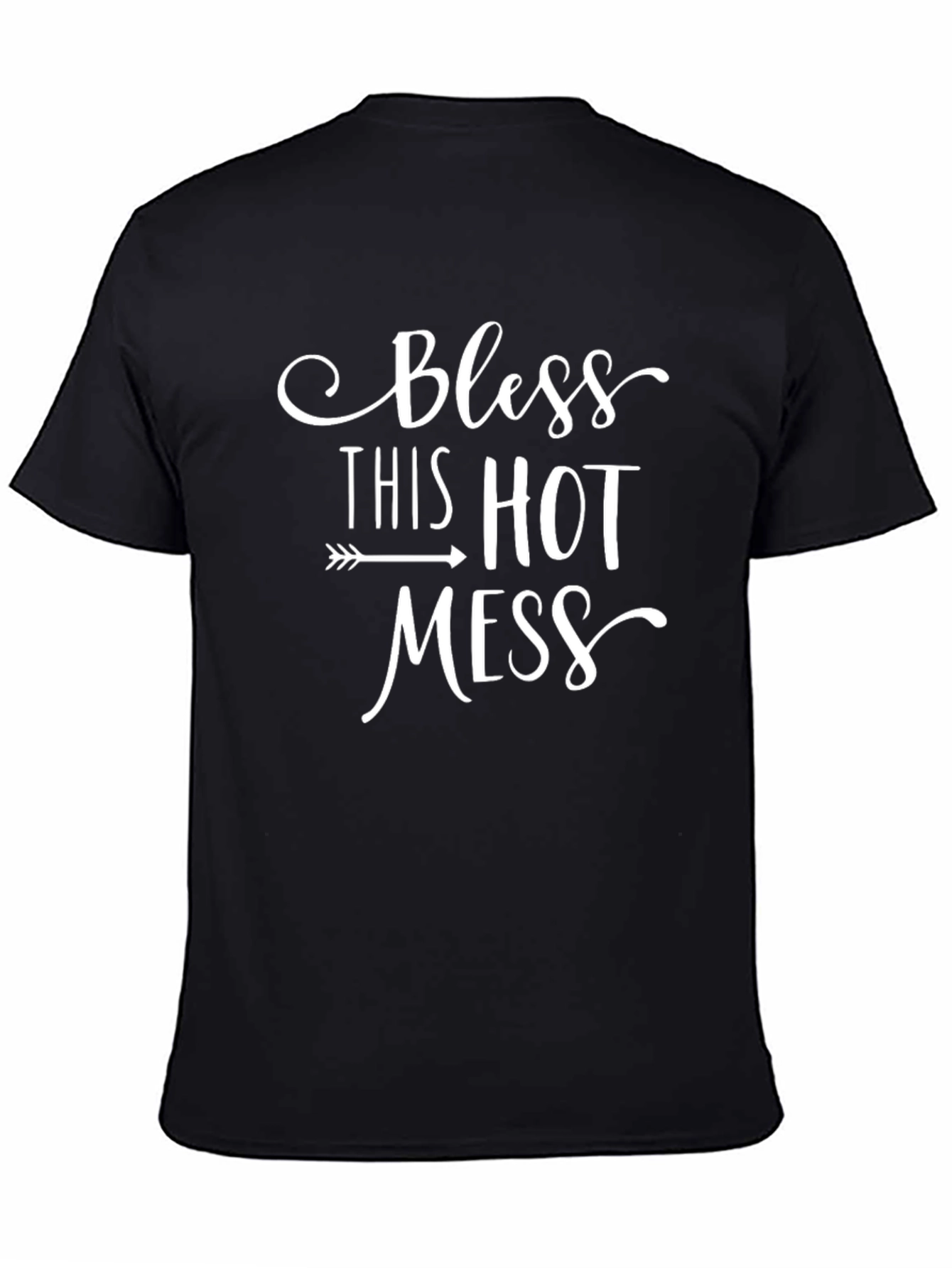 Bless This Hot Mess Graphic Tee - Unisex