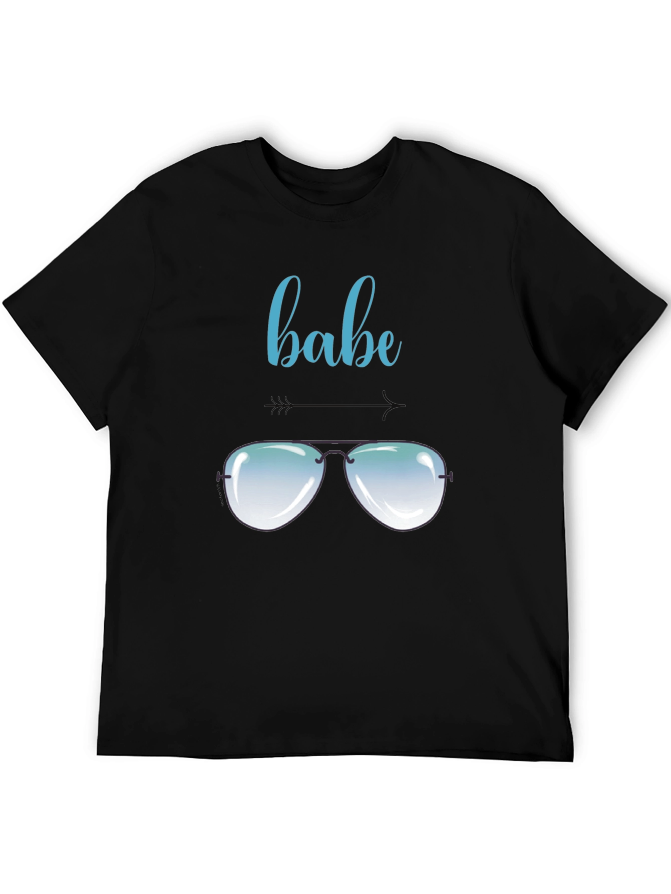 Cool Babe Aviator Sunglasses Graphic T-Shirt