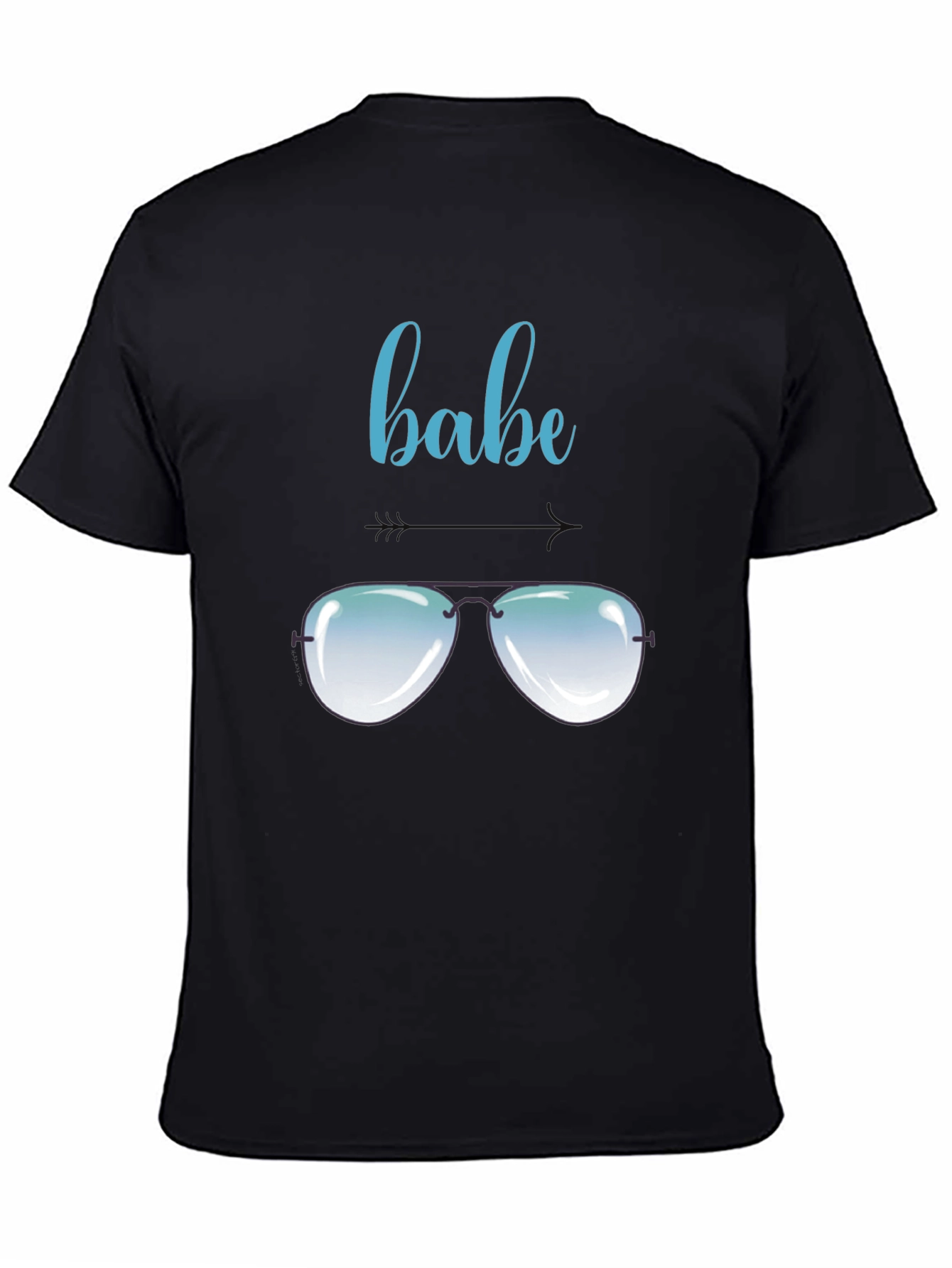 Cool Babe Aviator Sunglasses Graphic T-Shirt