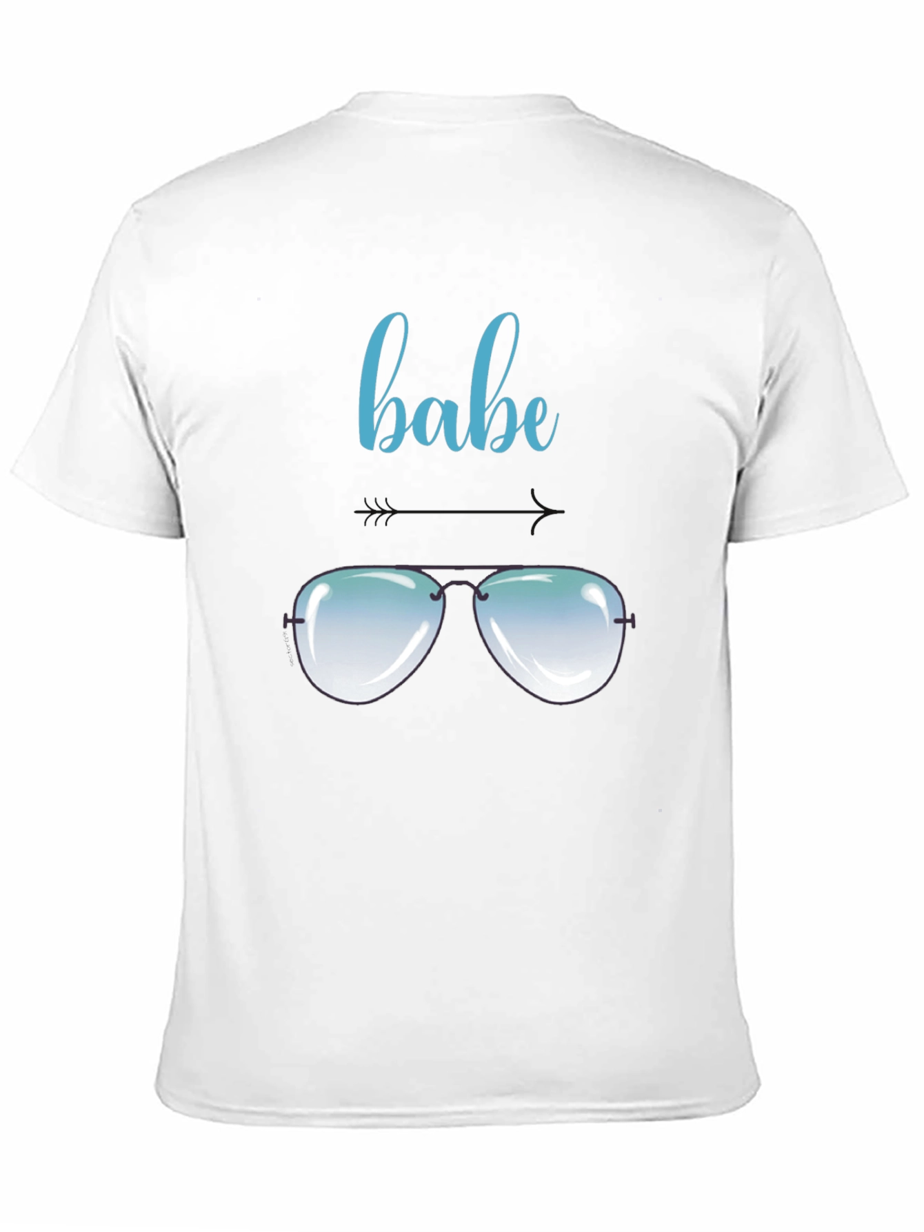 Cool Babe Aviator Sunglasses Graphic T-Shirt