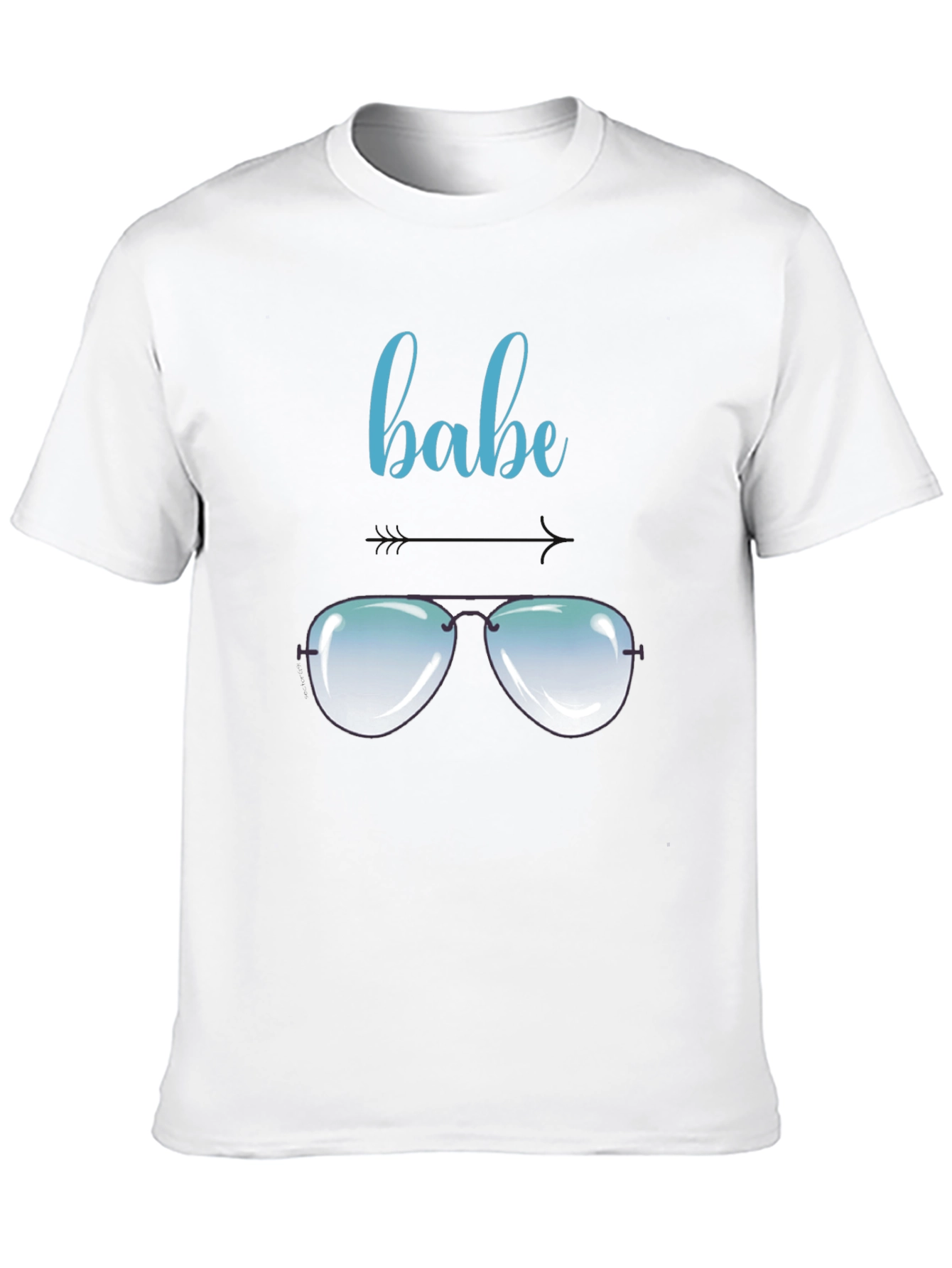 Cool Babe Aviator Sunglasses Graphic T-Shirt