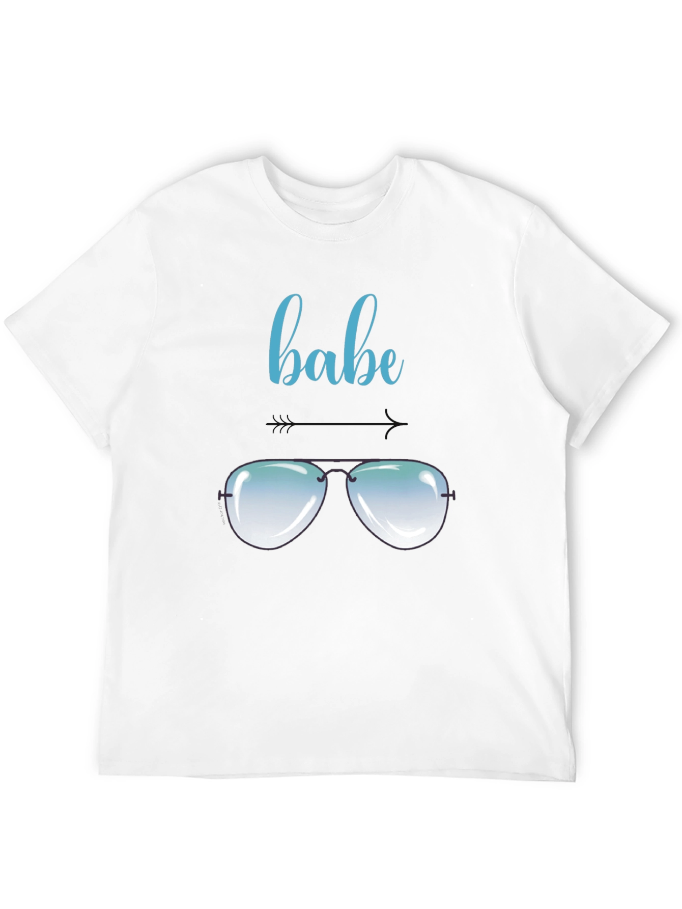 Cool Babe Aviator Sunglasses Graphic T-Shirt