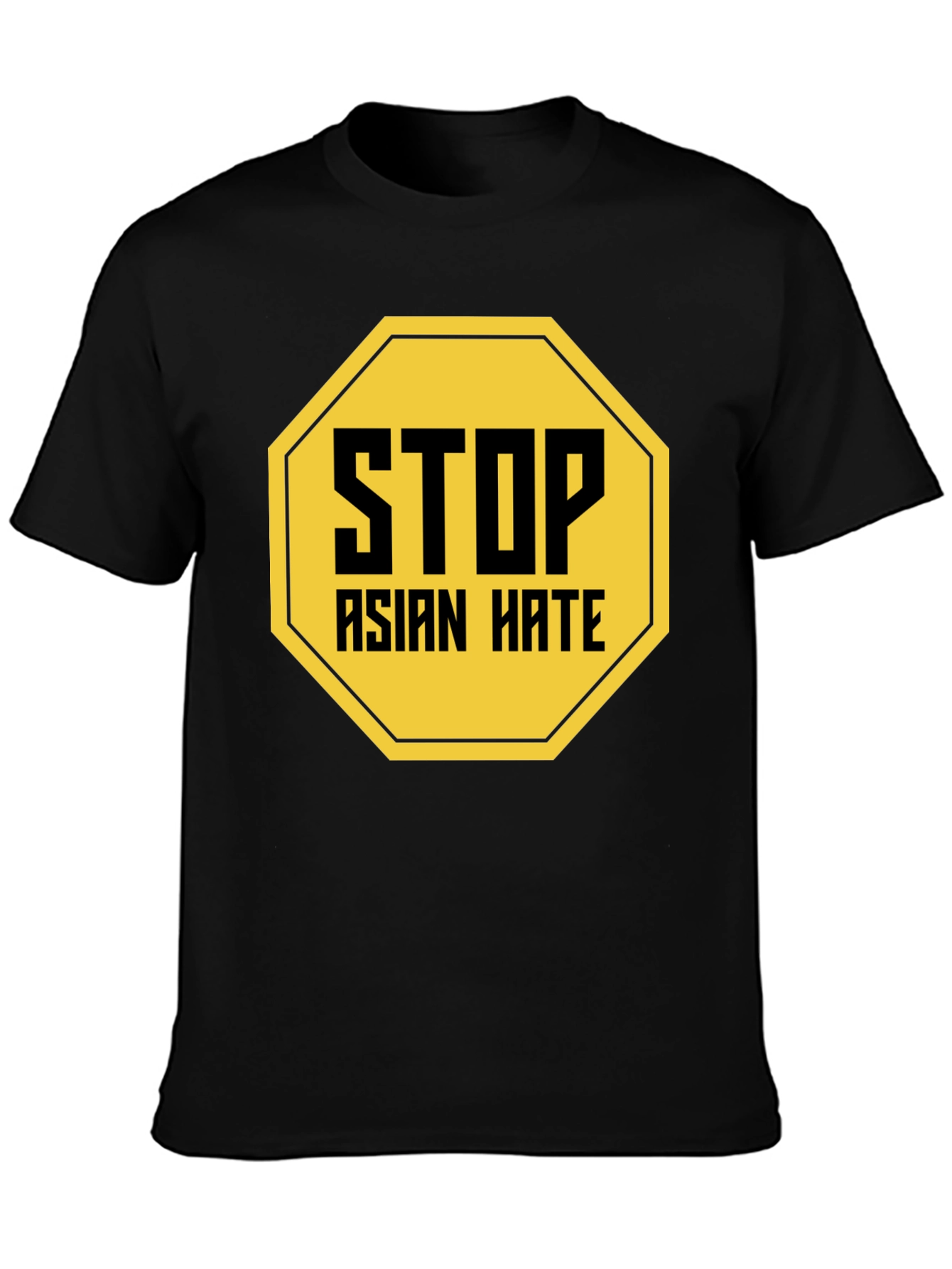 Stop Asian Hate T-Shirt Black