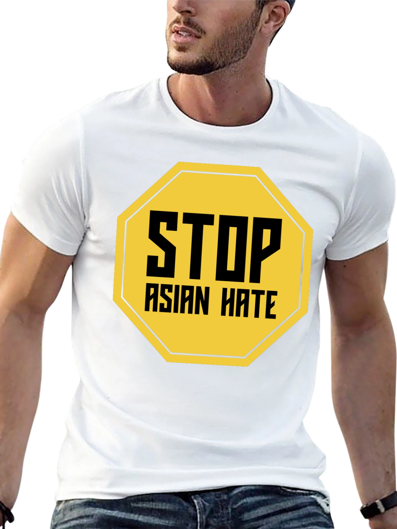 Stop Asian Hate T-Shirt Black