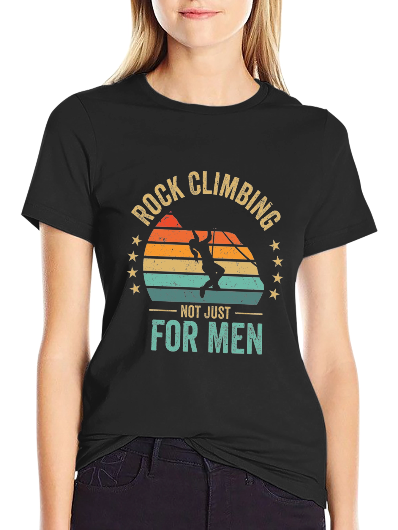 Rock Climbing T-Shirt: Not Just For Men