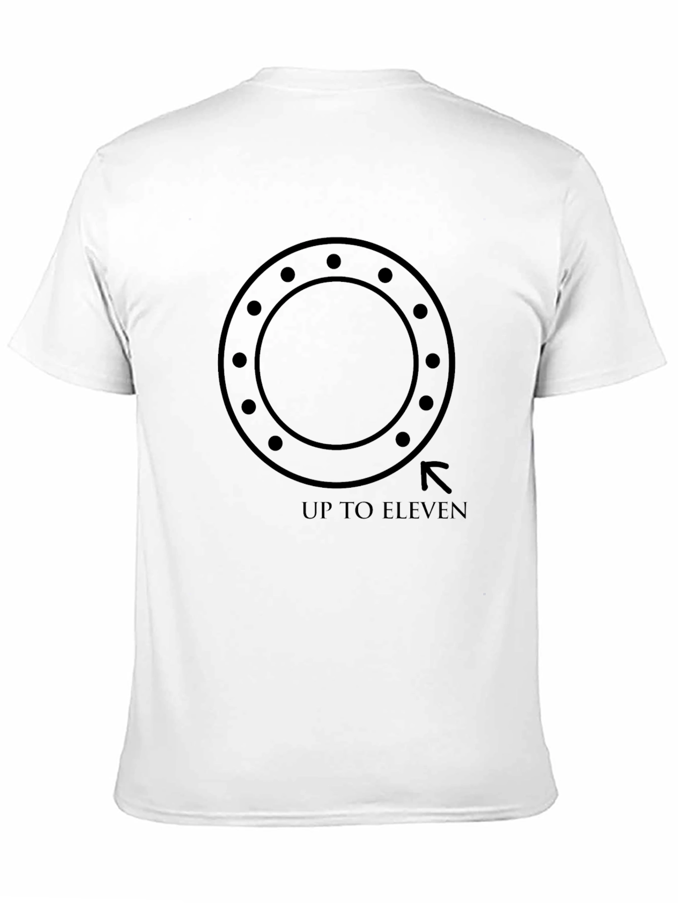 Up To Eleven Black Graphic Tee