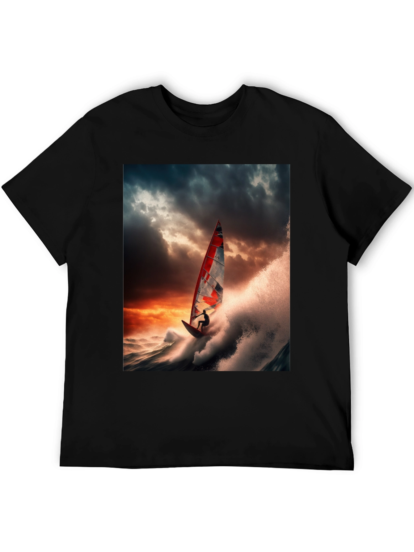 Windsurfer Graphic Tee - Ride the Wave in Style!