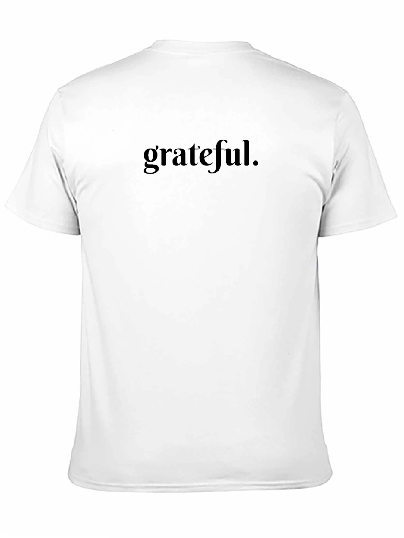 Grateful Black Graphic Tee - Minimalist Style