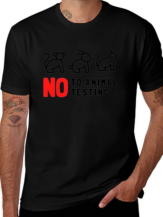 Animal Rights Tee: No to Animal Testing!