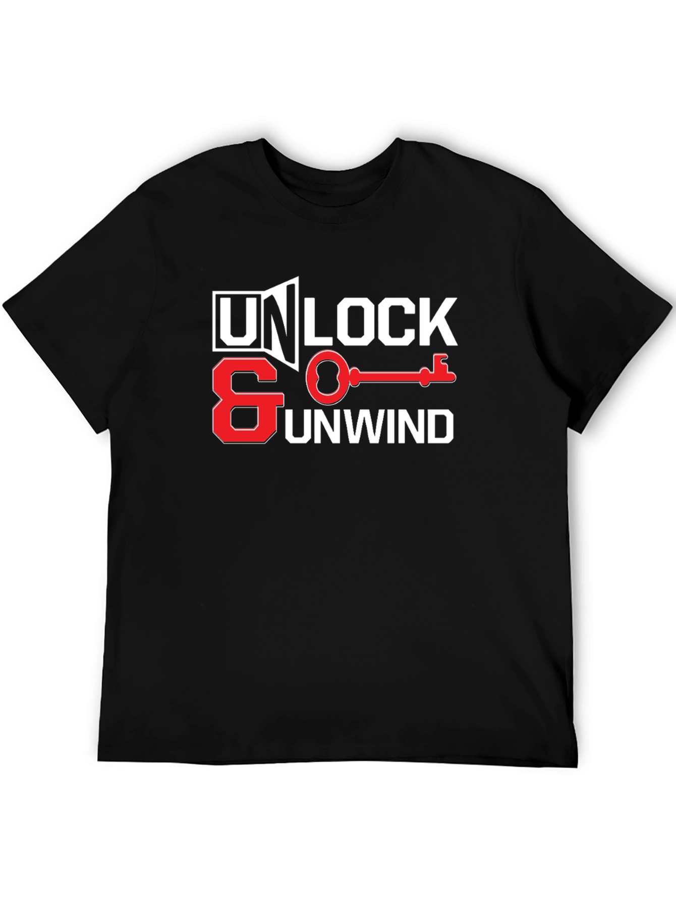 Unlock & Unwind Graphic Tee - Relaxed Style