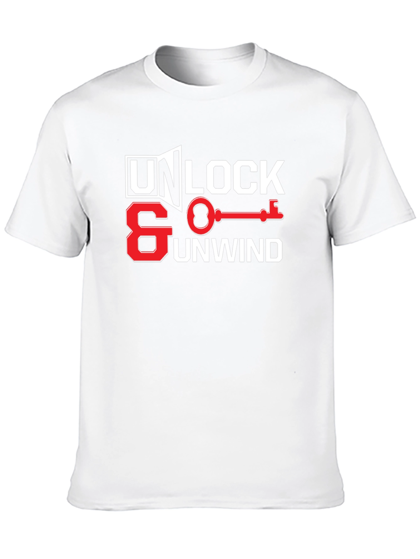 Unlock & Unwind Graphic Tee - Relaxed Style